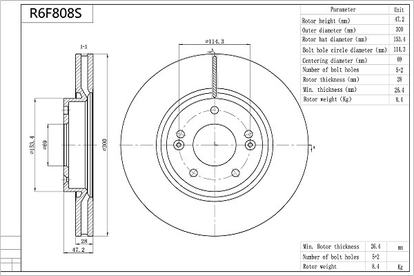 AISIN R6F808S Premium...