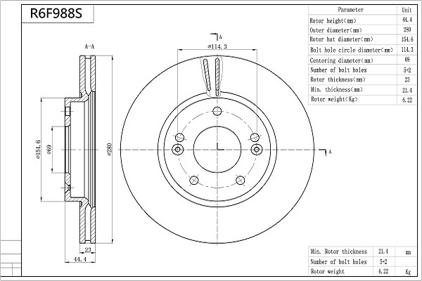 AISIN R6F988S Premium...