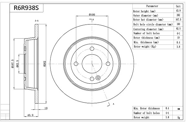 AISIN R6R938S Premium...