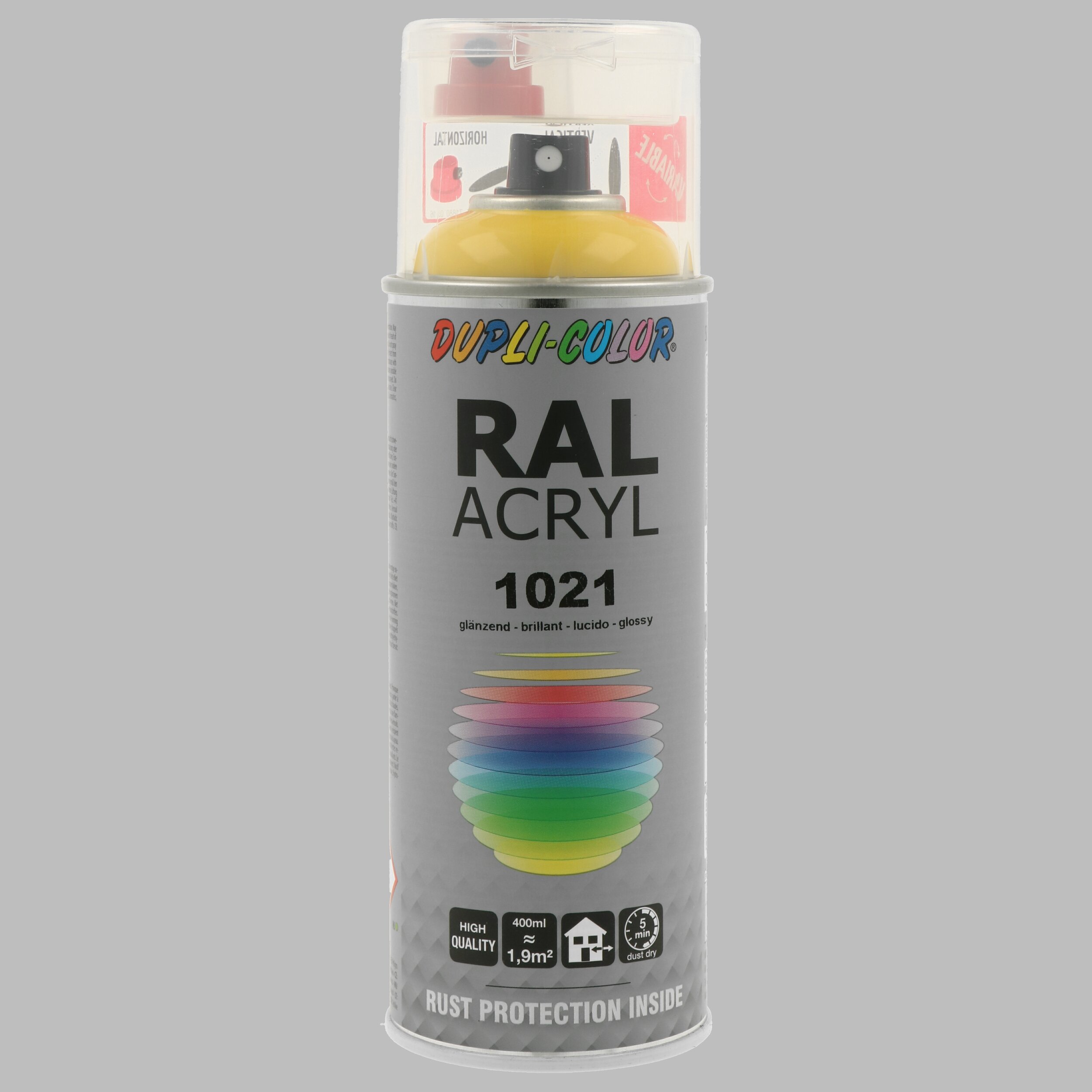 DUPLI COLOR 349522 RAL ACRYL RAL 1021 colza yellow gloss 400 ml Paint