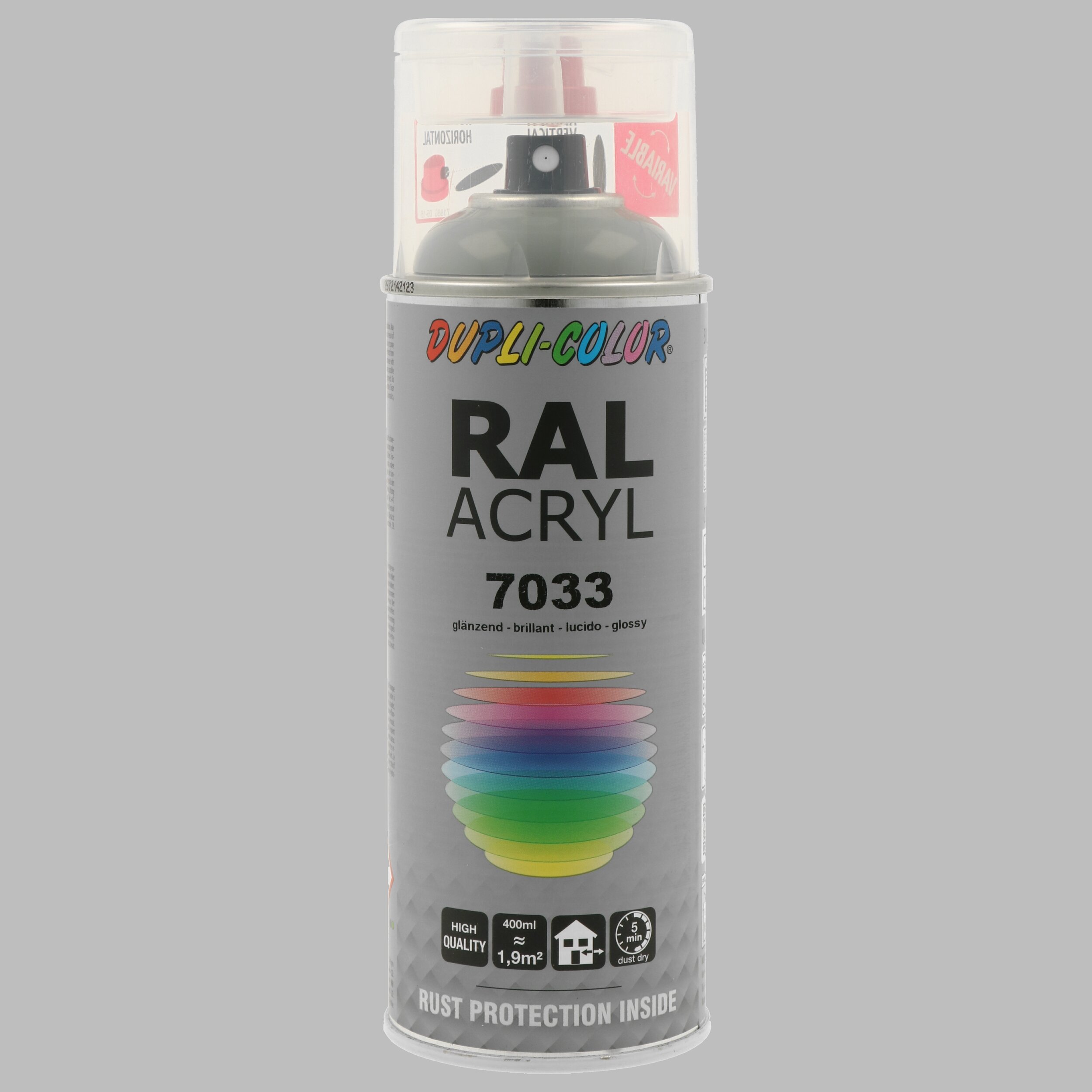 DUPLI COLOR 366192 RAL ACRYL RAL 7033 cement grey gloss 400 ml Paint