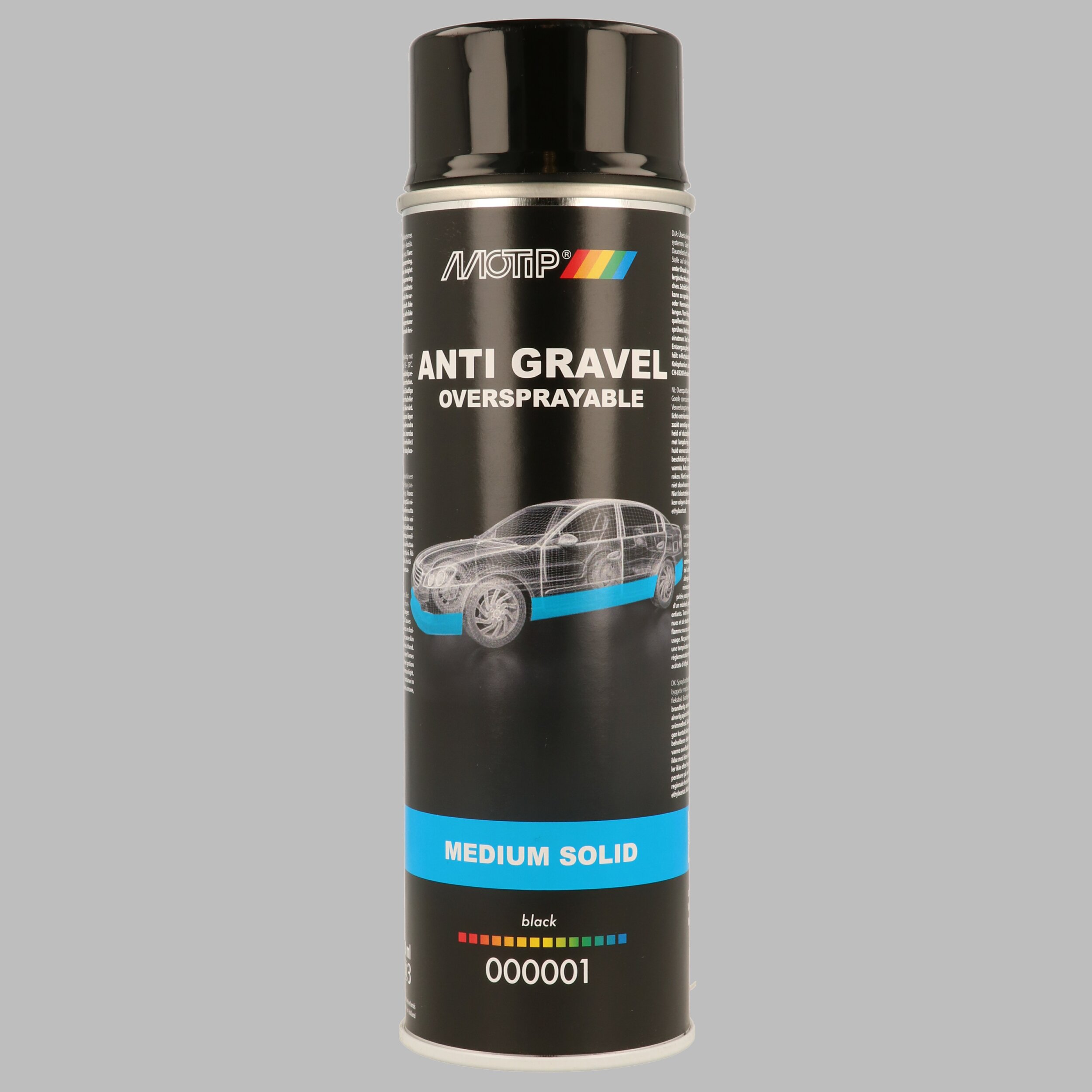 MOTIP 000001 Steinschlag medium solid schwarz 500ml Steinschlagschutz