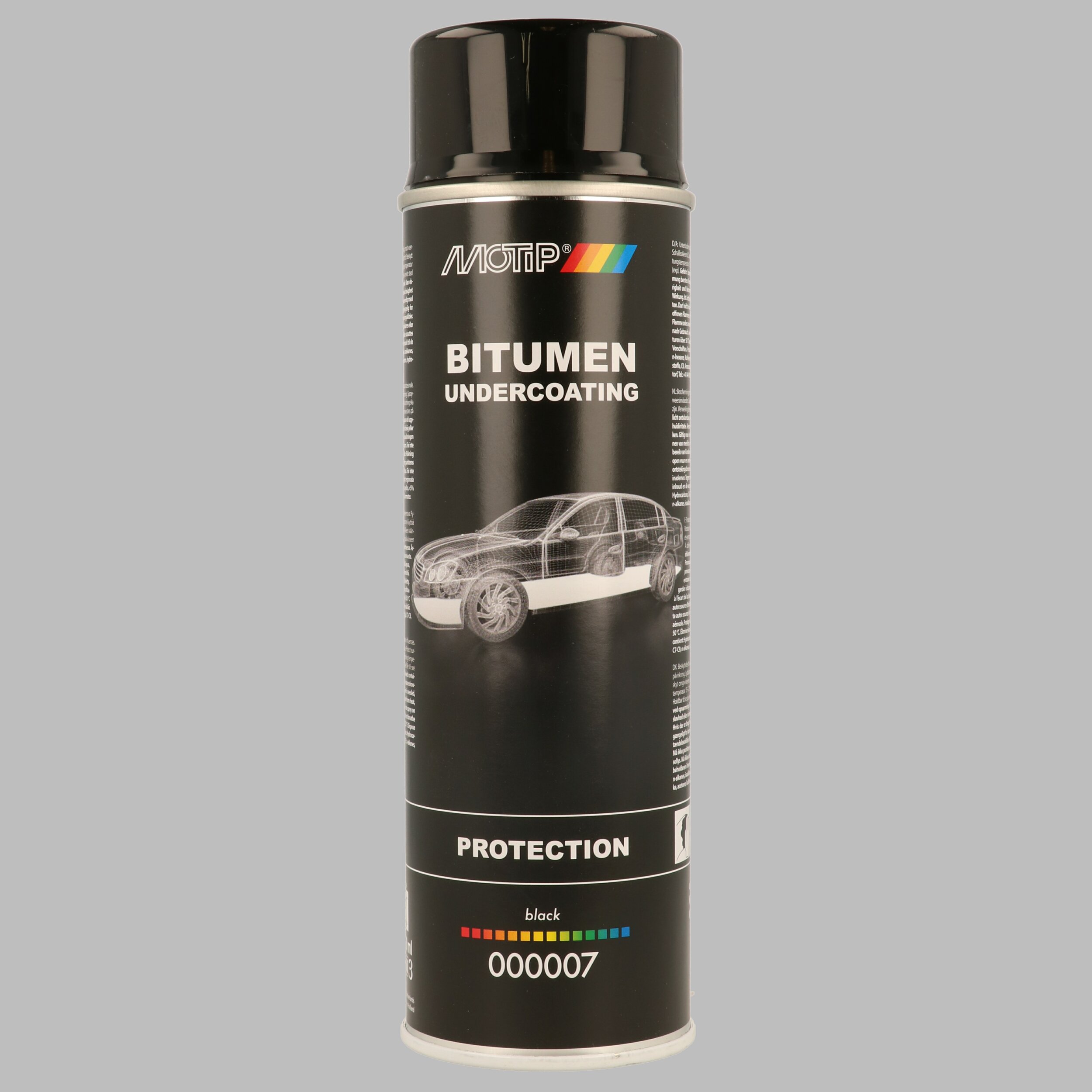 MOTIP 000007 Unterbodenschutz Bitumen schwarz 500ml Unterbodenschutz