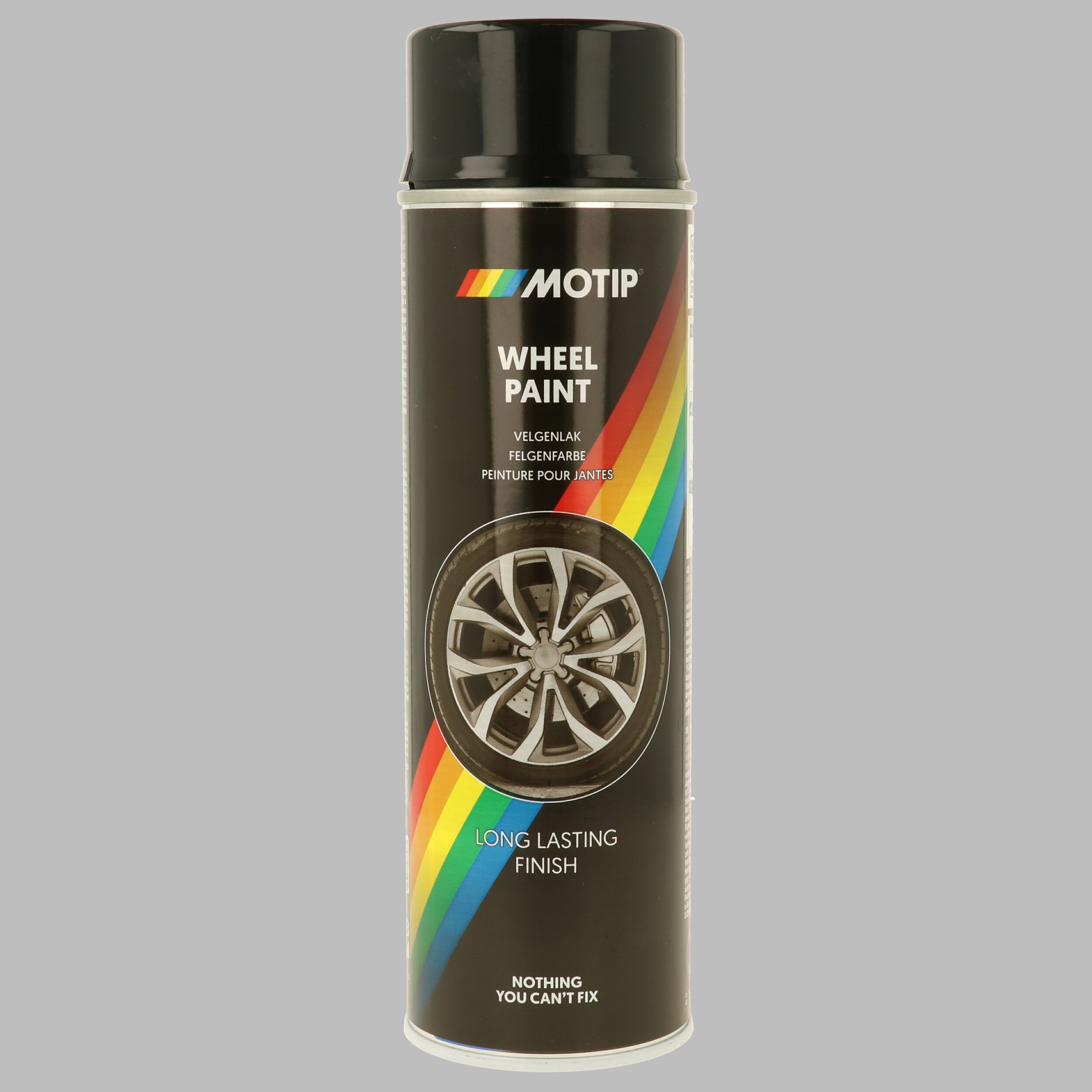 MOTIP 04018 Wheelspray schwarz glänzend 500 ml Lack