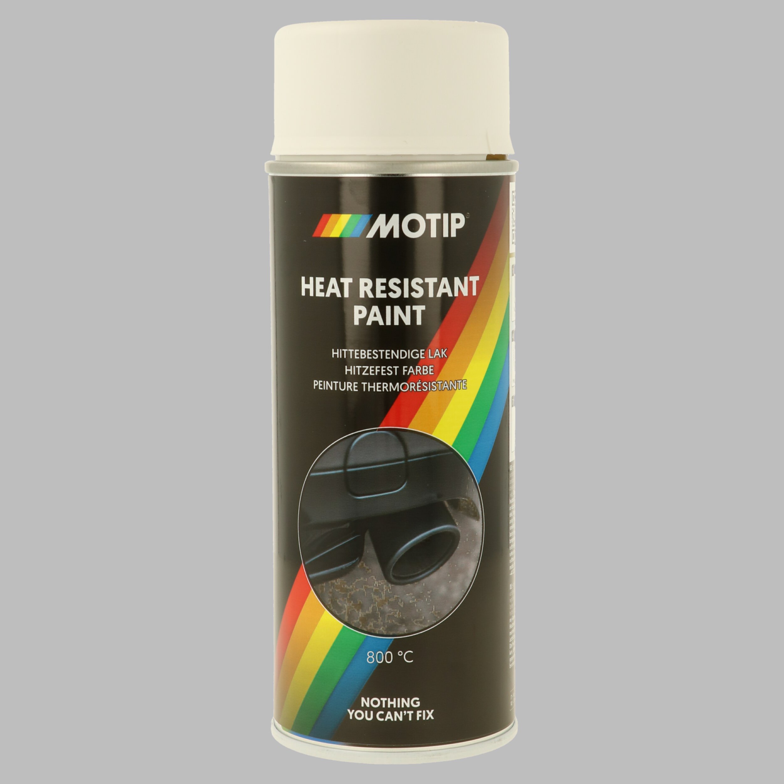 MOTIP 04036 Hitzefest weiß 400 ml Motor-/Schalldämpferlack