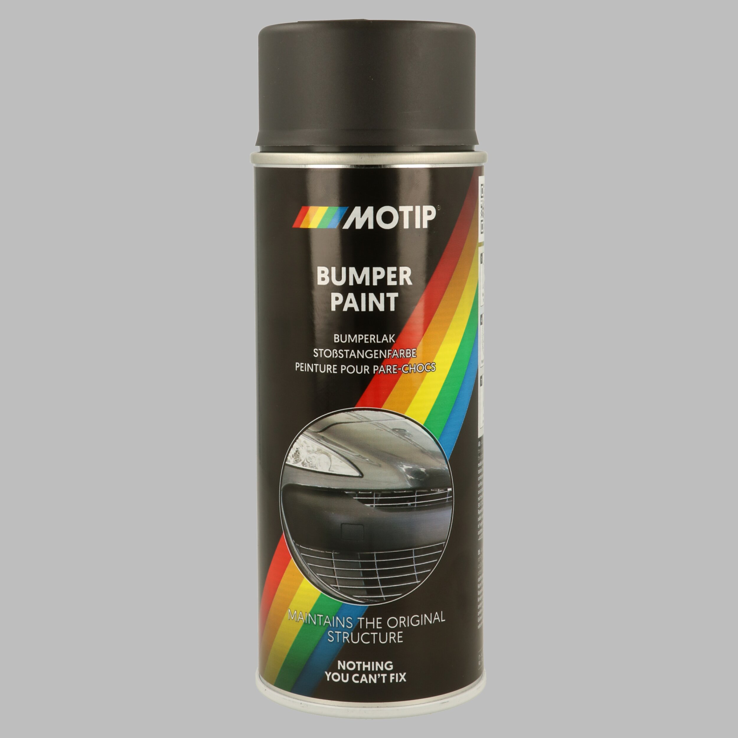MOTIP 04076 Stoßstangenspray anthrazit 400 ml Kunststofflack