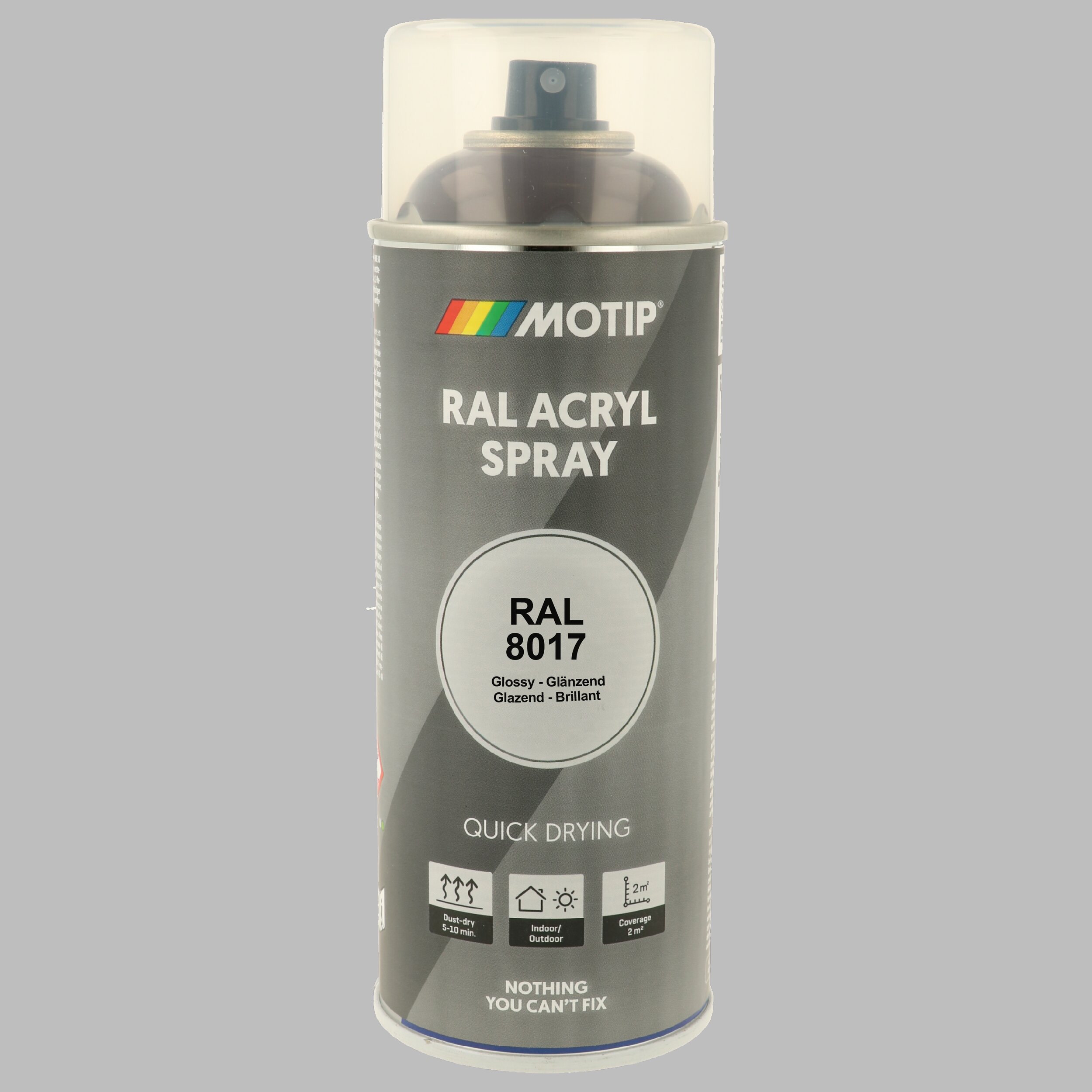 MOTIP 955100 Kompakt grau metallic 12 ml Fahrzeug-Kombinationslack
