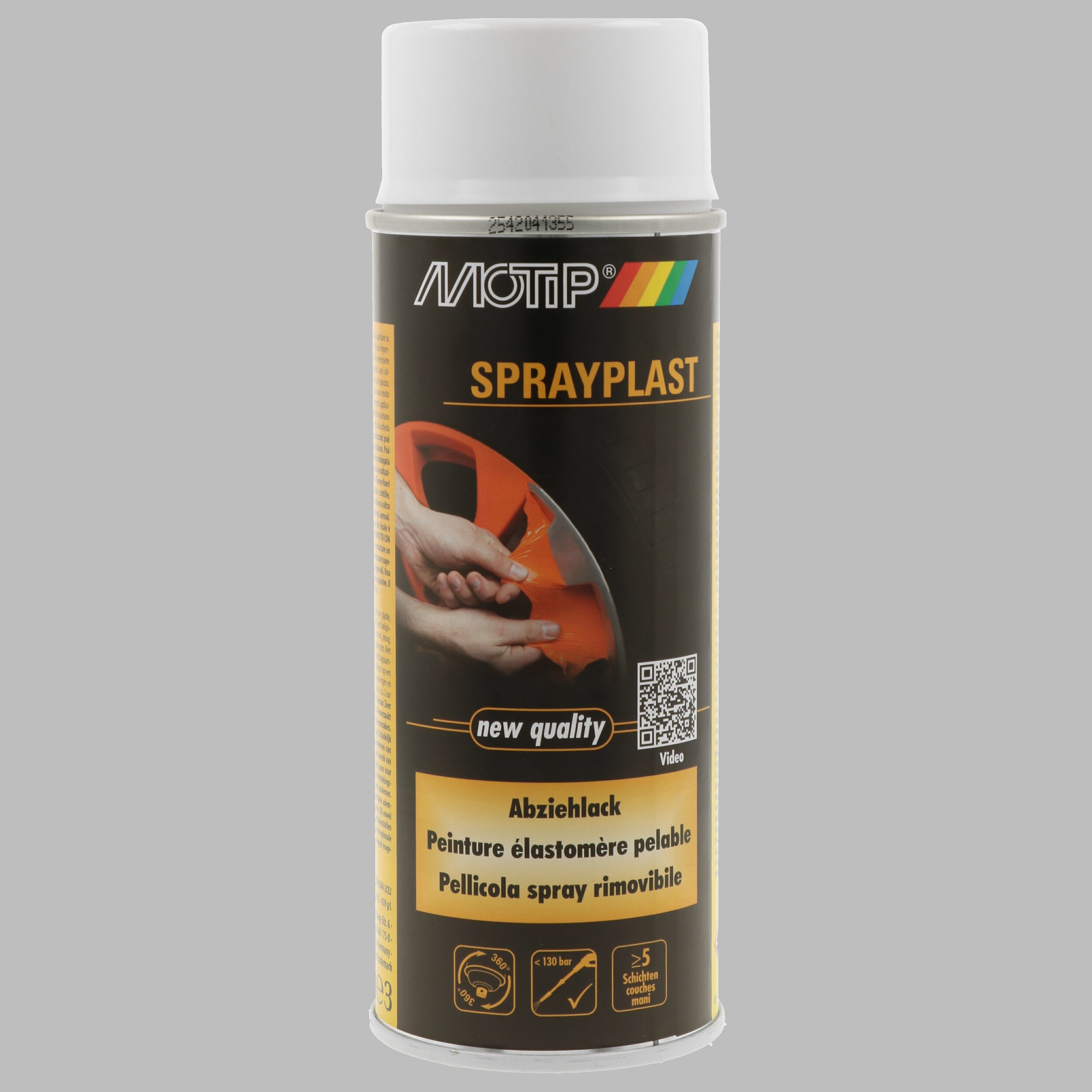 MOTIP 396533 Sprayplast Abziehlack weiß seidenglänzend 400 ml Lack