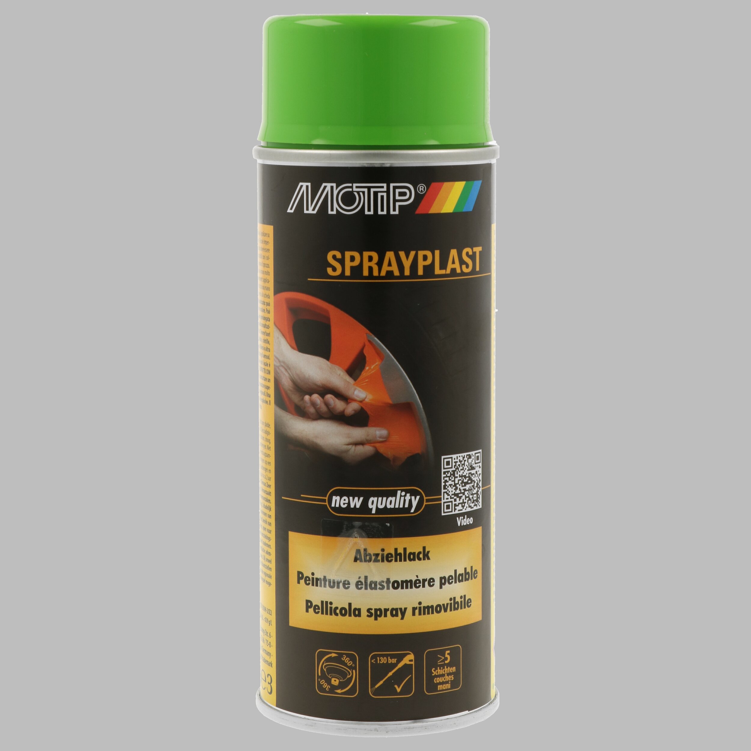 MOTIP 396557 Sprayplast Abziehlack grün seidenglänzend 400 ml Lack