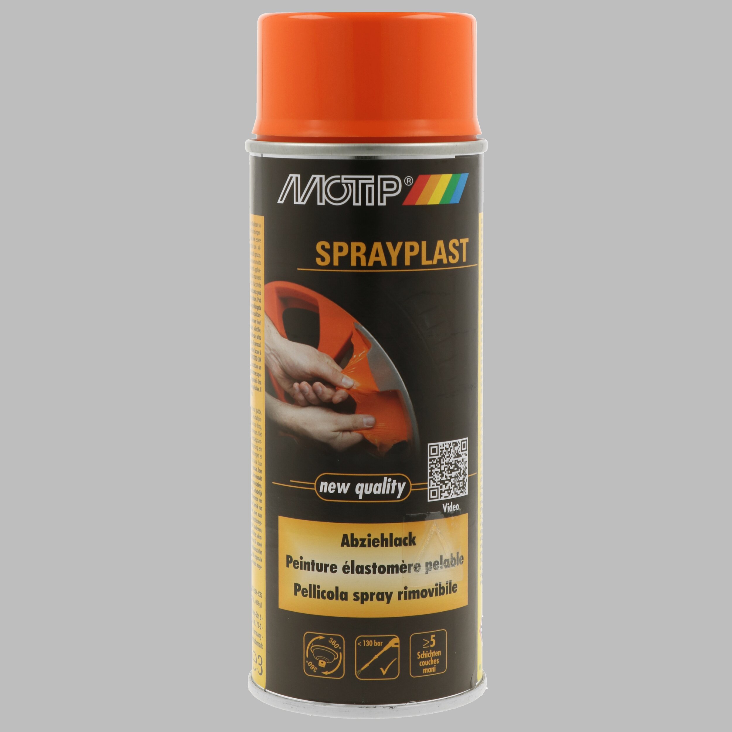 MOTIP 396564 Sprayplast Abziehlack orange seidenglänzend 400 ml Lack