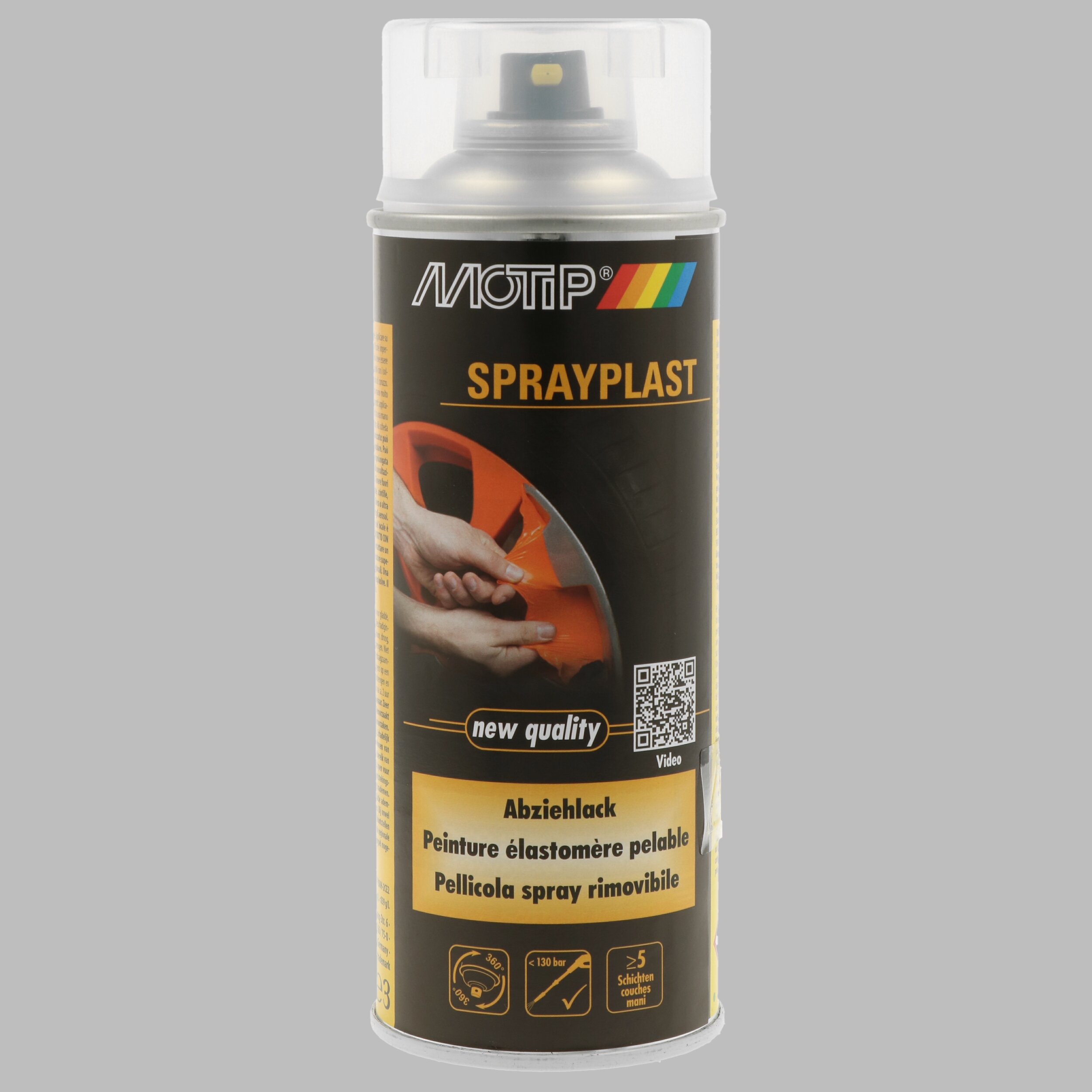MOTIP 396571 Sprayplast Abziehlack transparent seidenglänzend 4 Lack