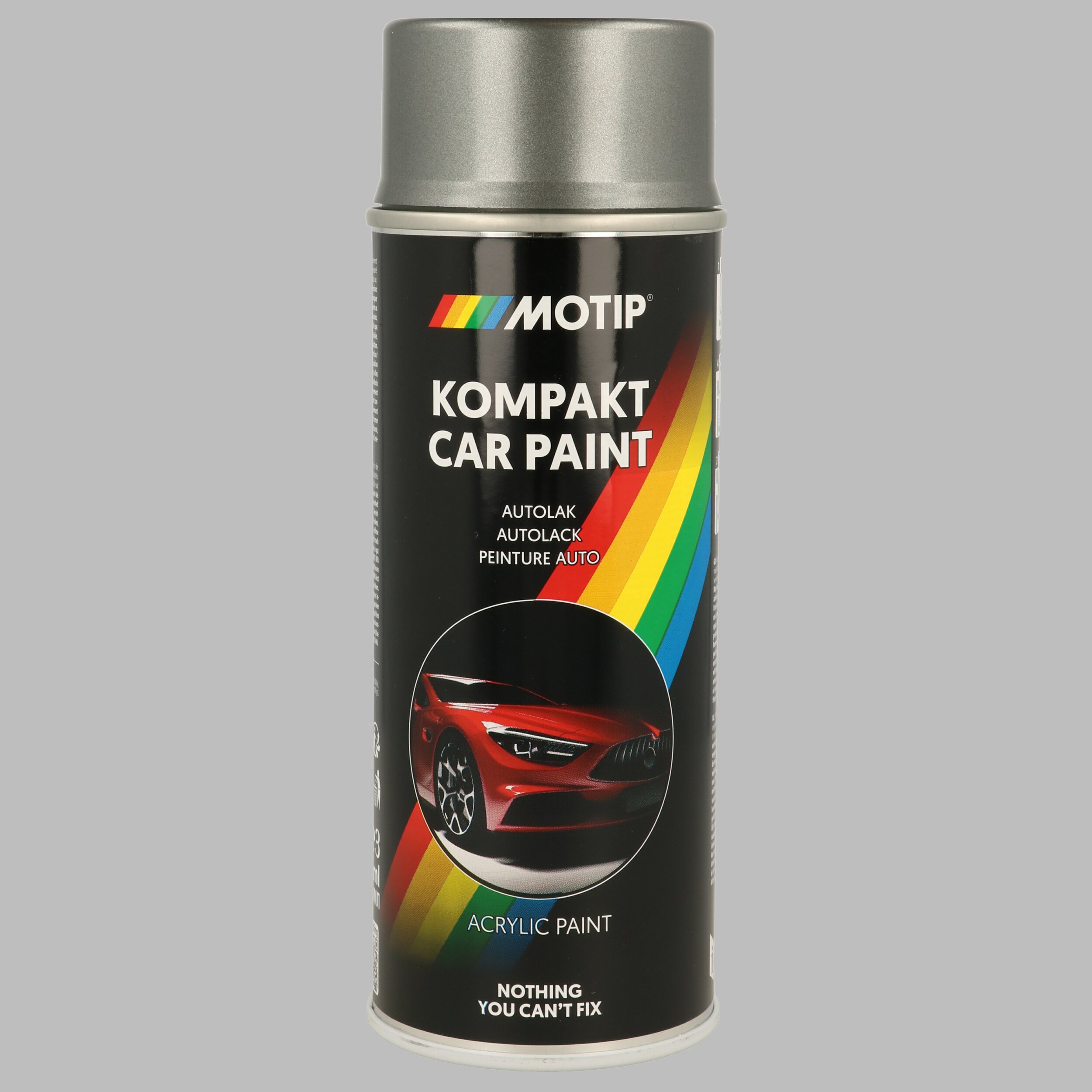 MOTIP 51043 Kompakt grau metallic 400 ml Fahrzeug-Kombinationslack