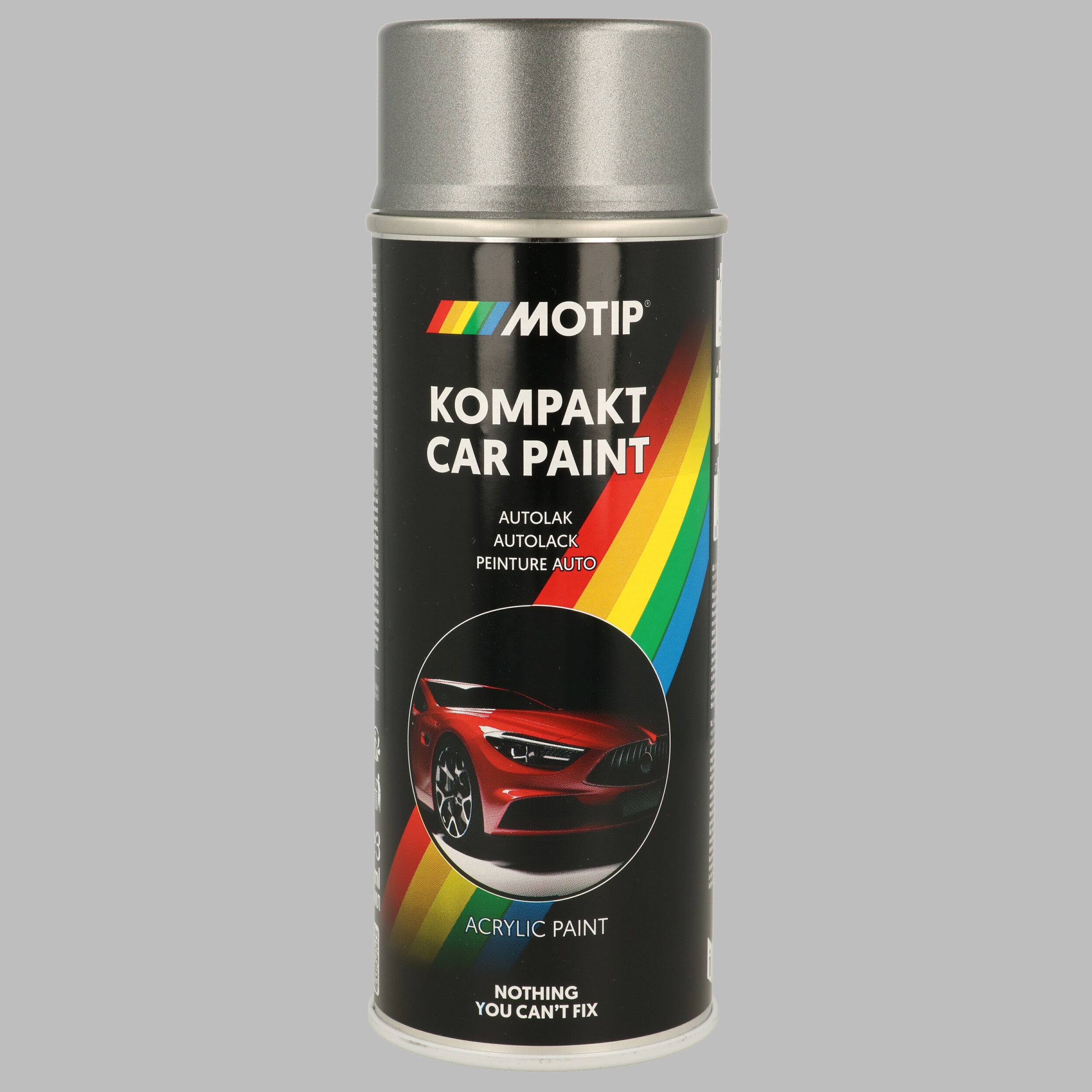 MOTIP 51044 Kompakt grau metallic 400 ml Fahrzeug-Kombinationslack