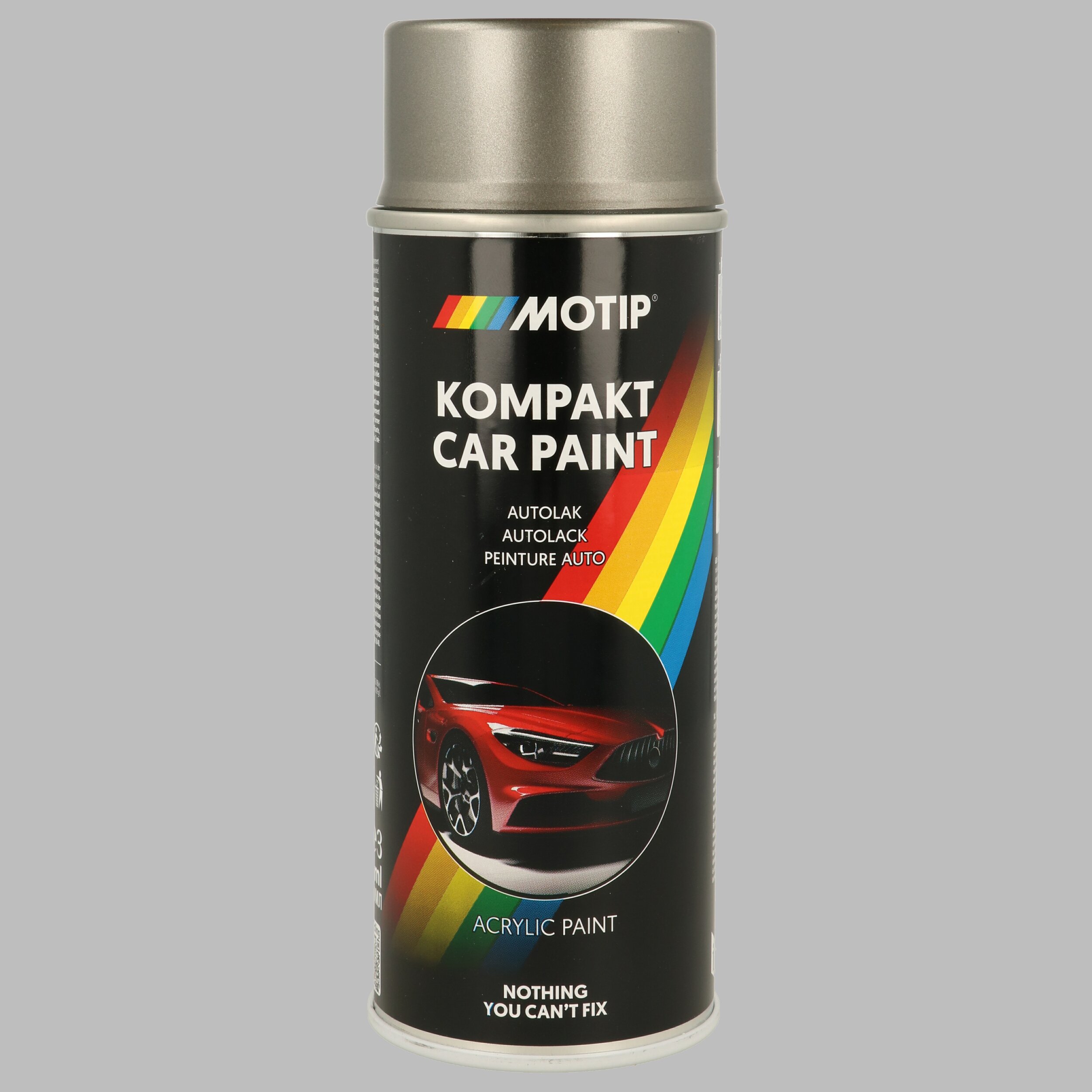 MOTIP 51077 Kompakt grau metallic 400 ml Fahrzeug-Kombinationslack