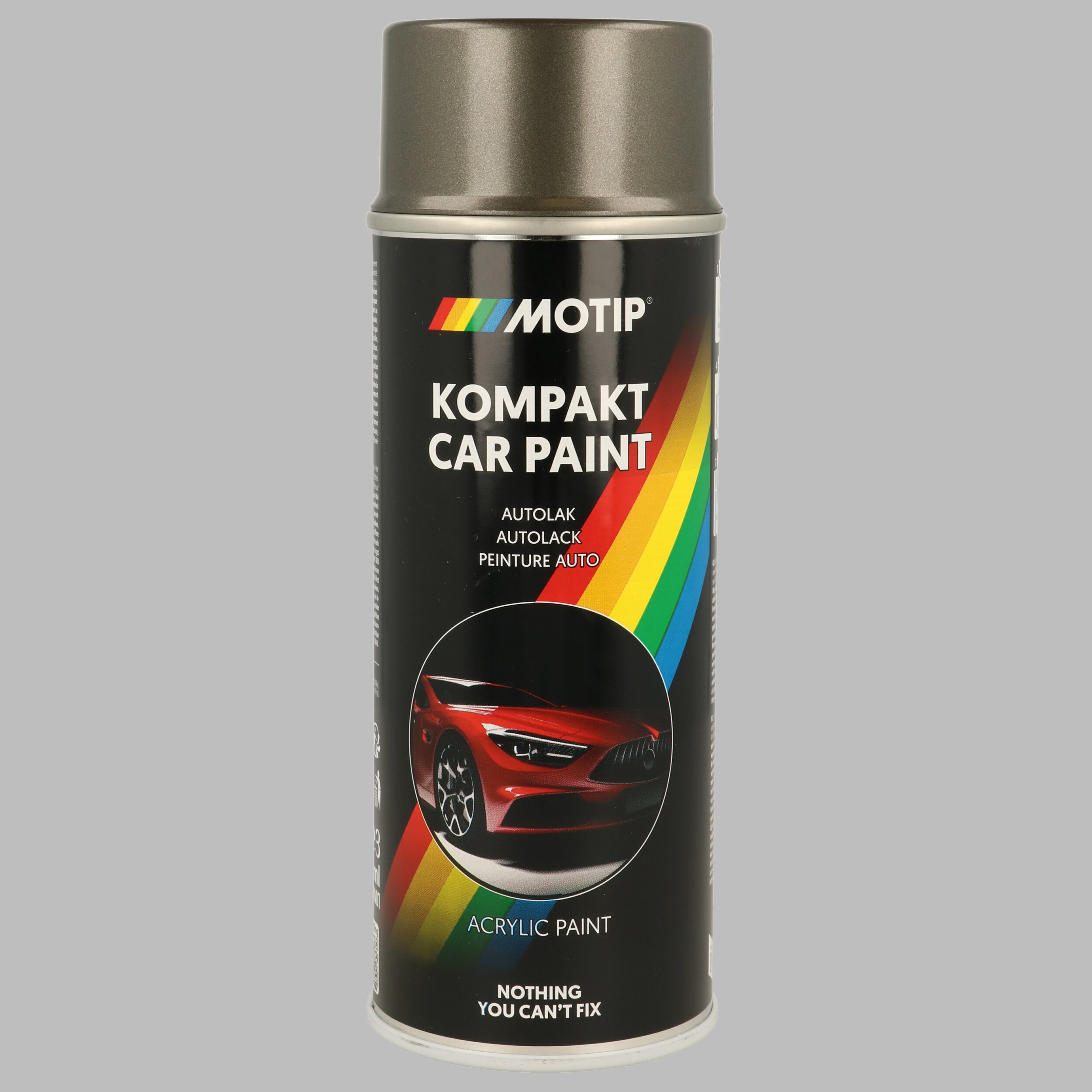 MOTIP 51120 Kompakt grau metallic 400 ml Fahrzeug-Kombinationslack