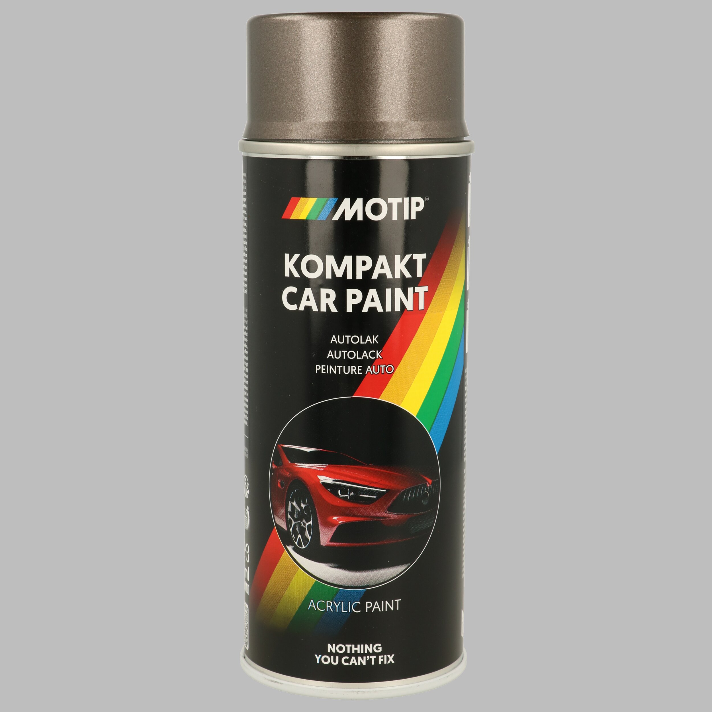 MOTIP 51165 Kompakt grau metallic 400 ml Fahrzeug-Kombinationslack