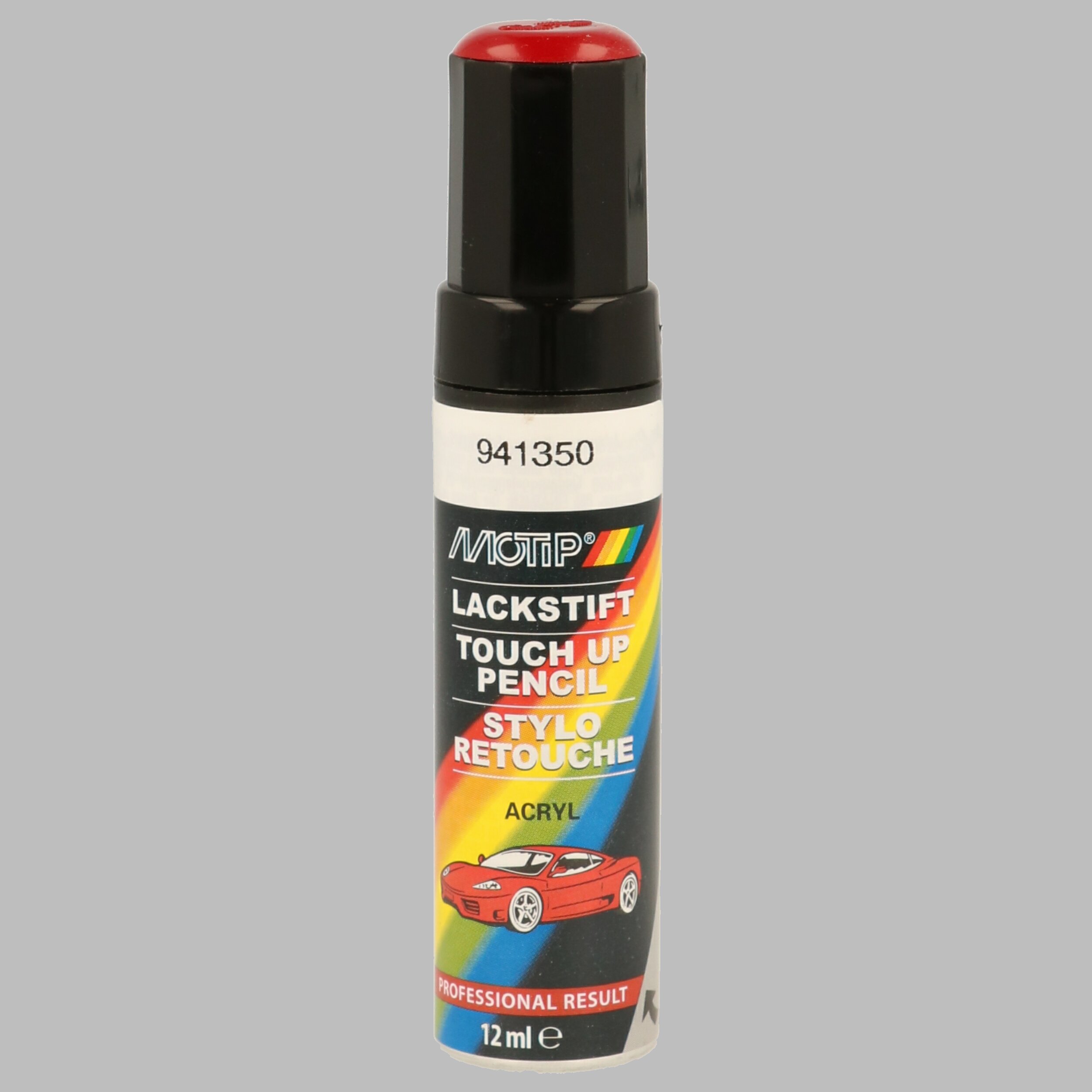 MOTIP 941350 Kompakt rot glänzend 12 ml Fahrzeug-Kombinationslack