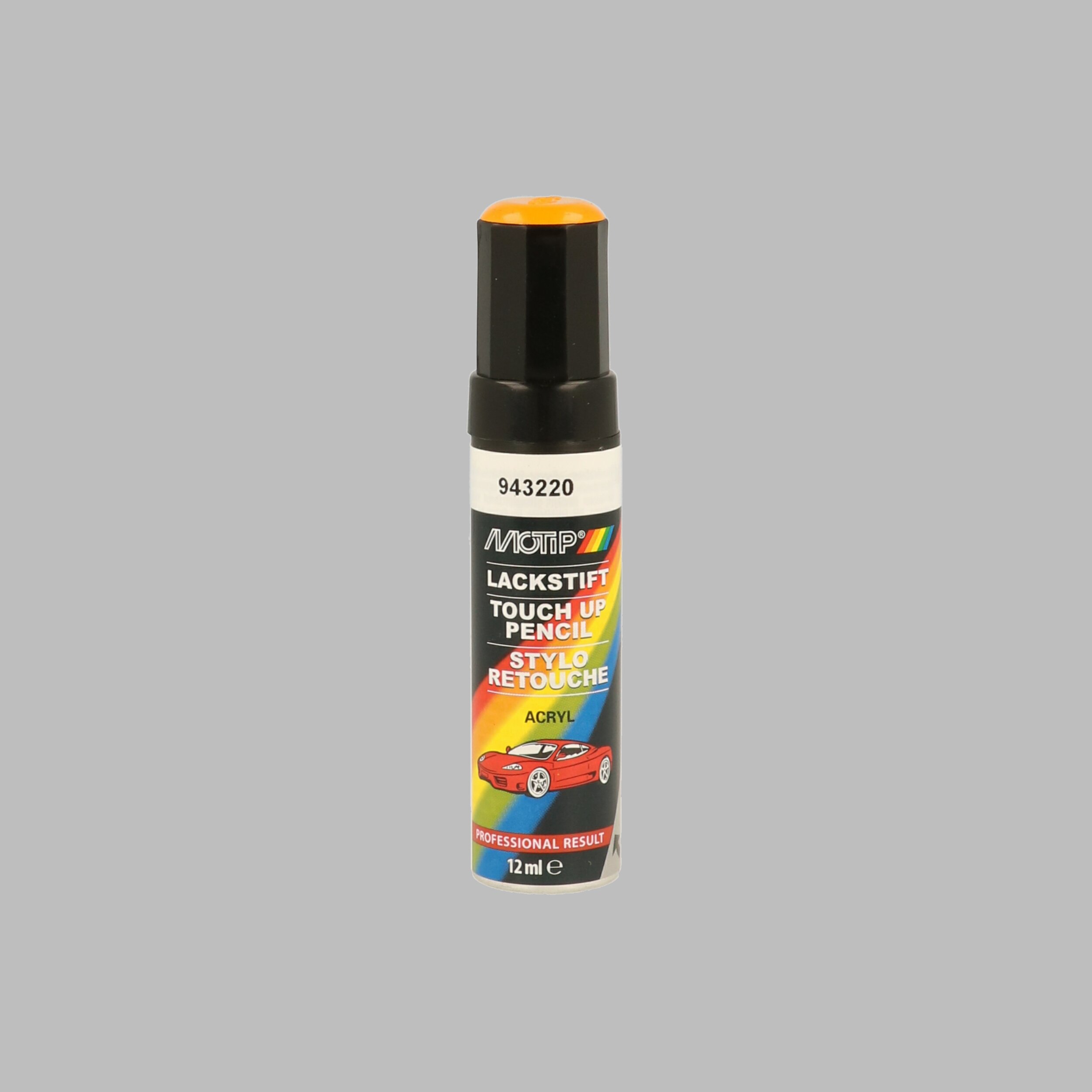 MOTIP 943220 Kompakt orange glänzend 12 ml Fahrzeug-Kombinationslack