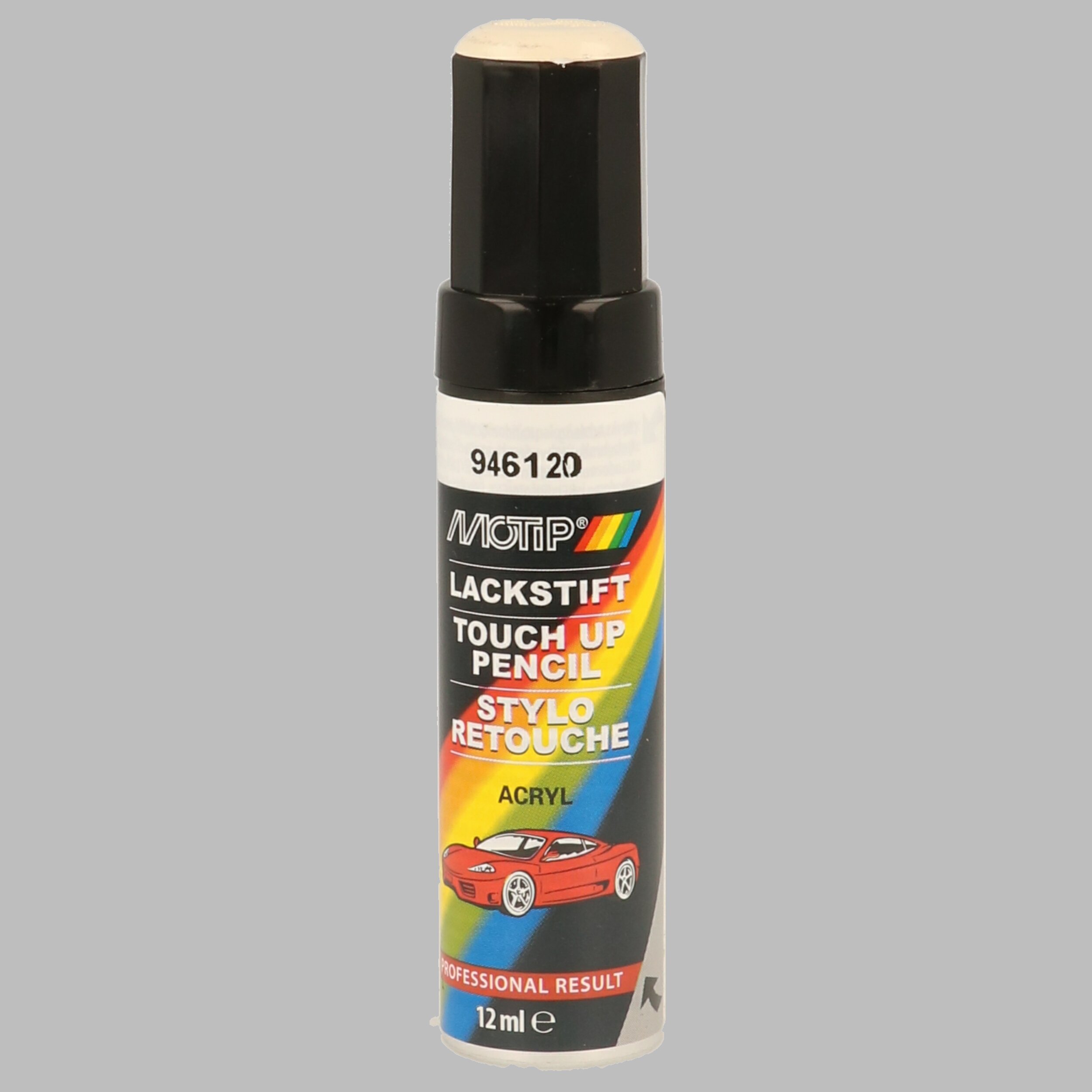 MOTIP 946120 Kompakt weiß glänzend 12 ml Fahrzeug-Kombinationslack