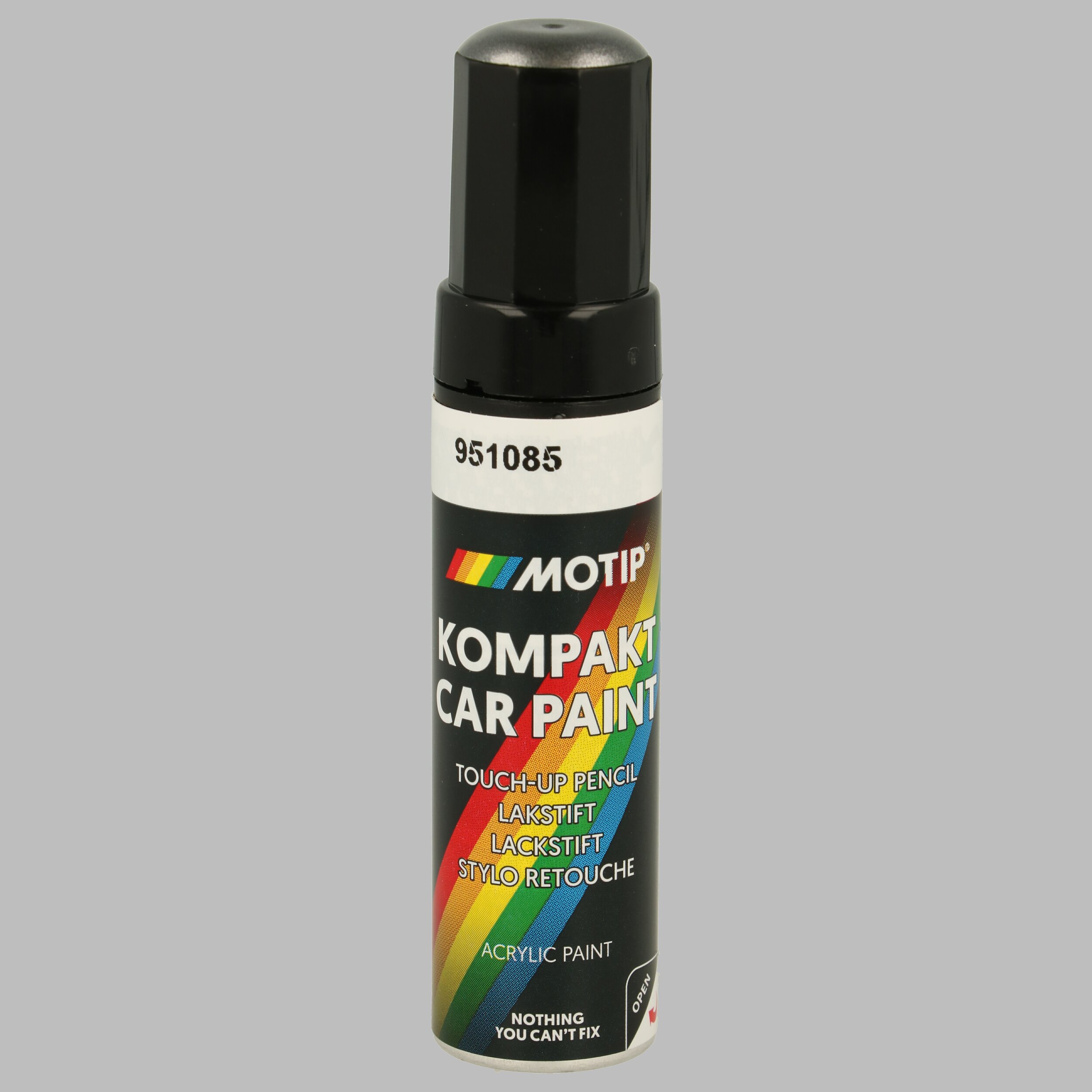 MOTIP 951085 Kompakt grau metallic 12 ml Fahrzeug-Kombinationslack