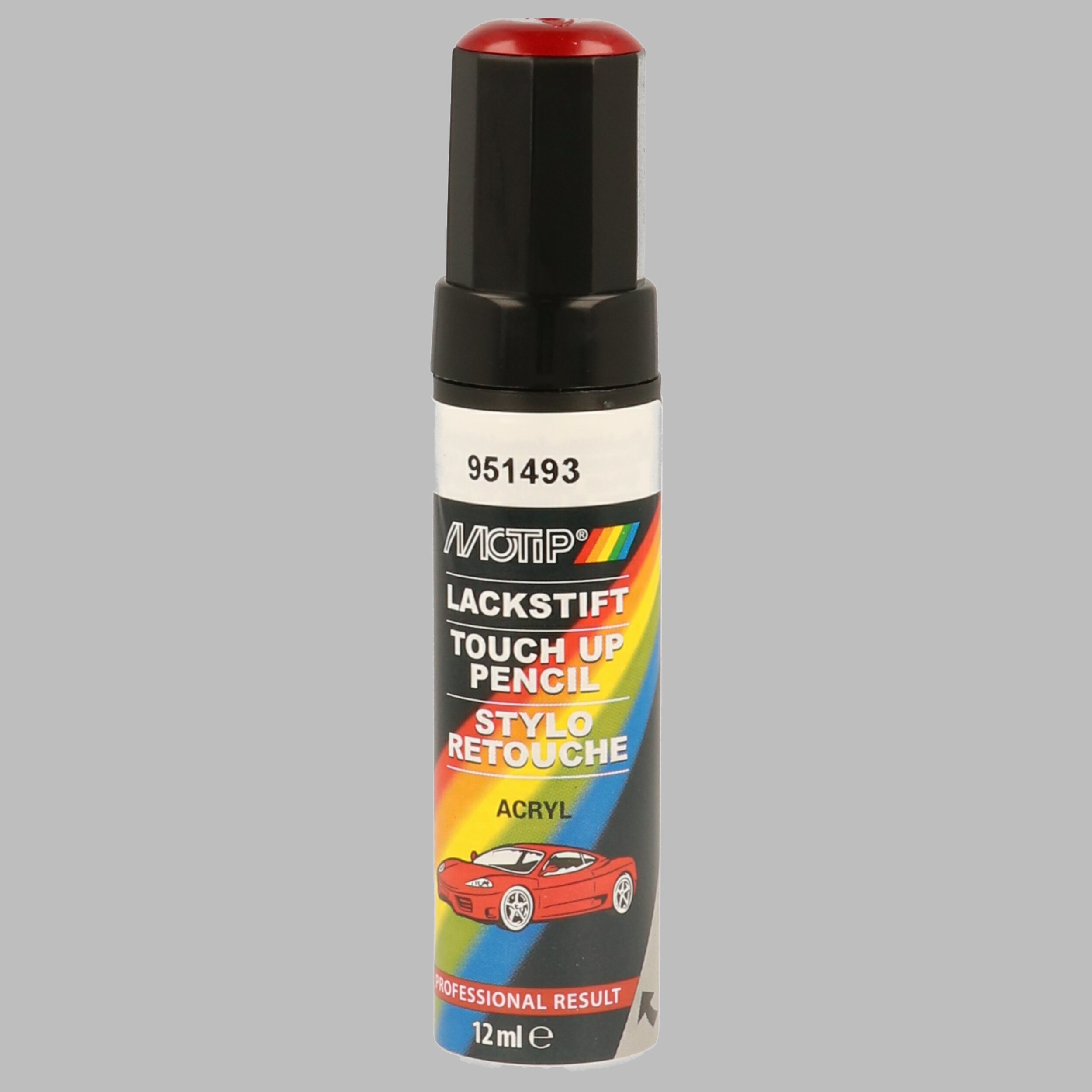 MOTIP 951493 Kompakt rot metallic 12 ml Fahrzeug-Kombinationslack