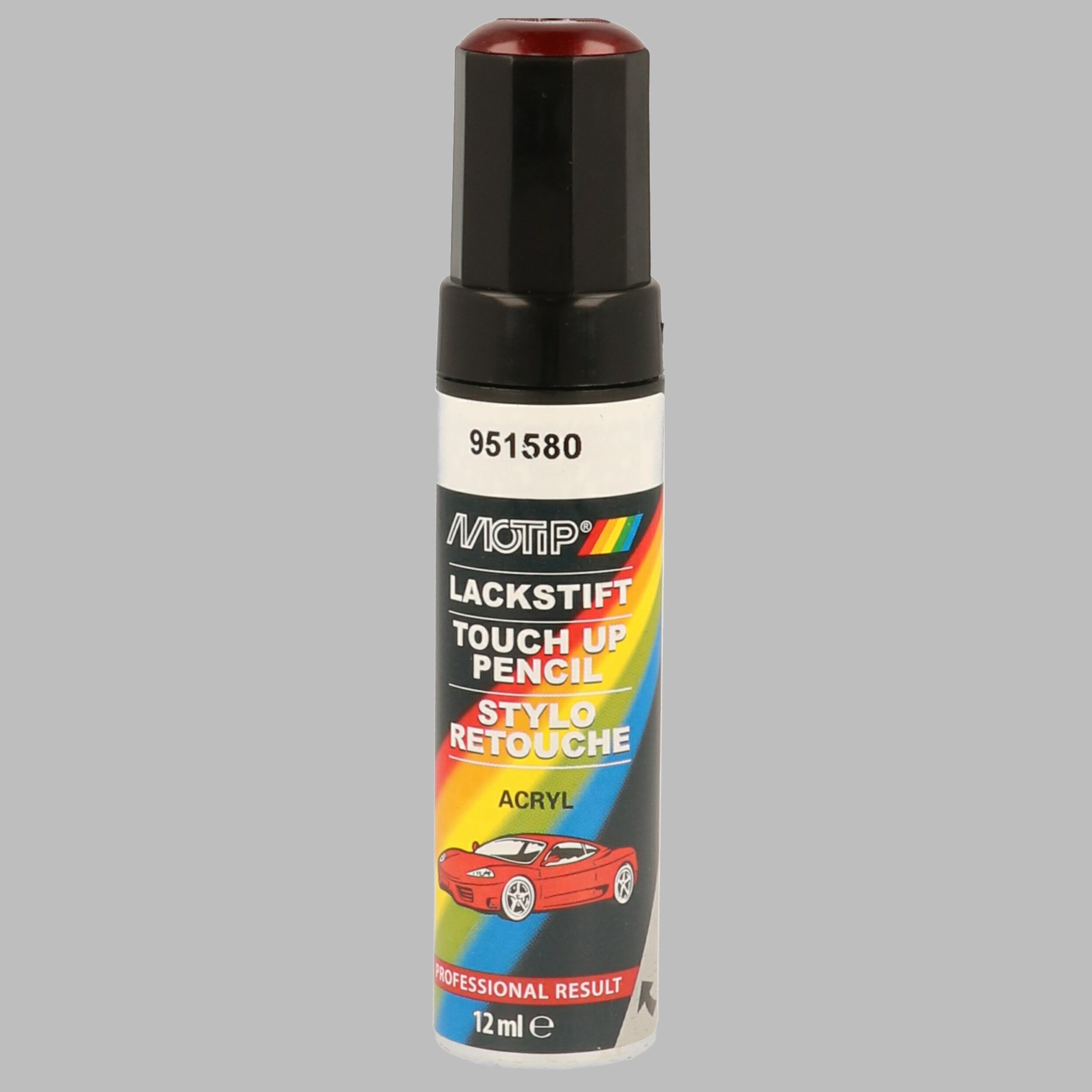 MOTIP 951580 Kompakt rot metallic 12 ml Fahrzeug-Kombinationslack