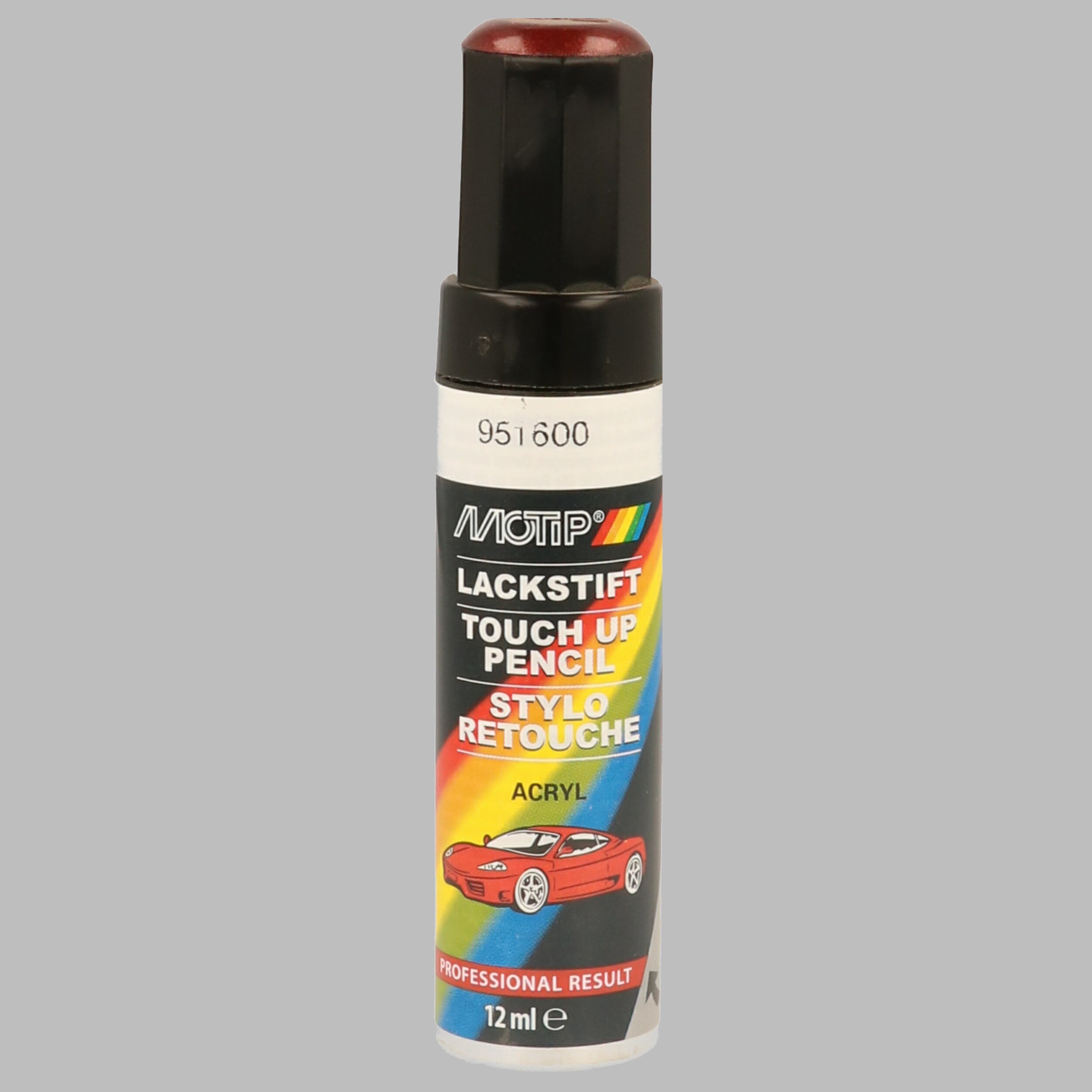 MOTIP 951600 Kompakt rot metallic 12 ml Fahrzeug-Kombinationslack