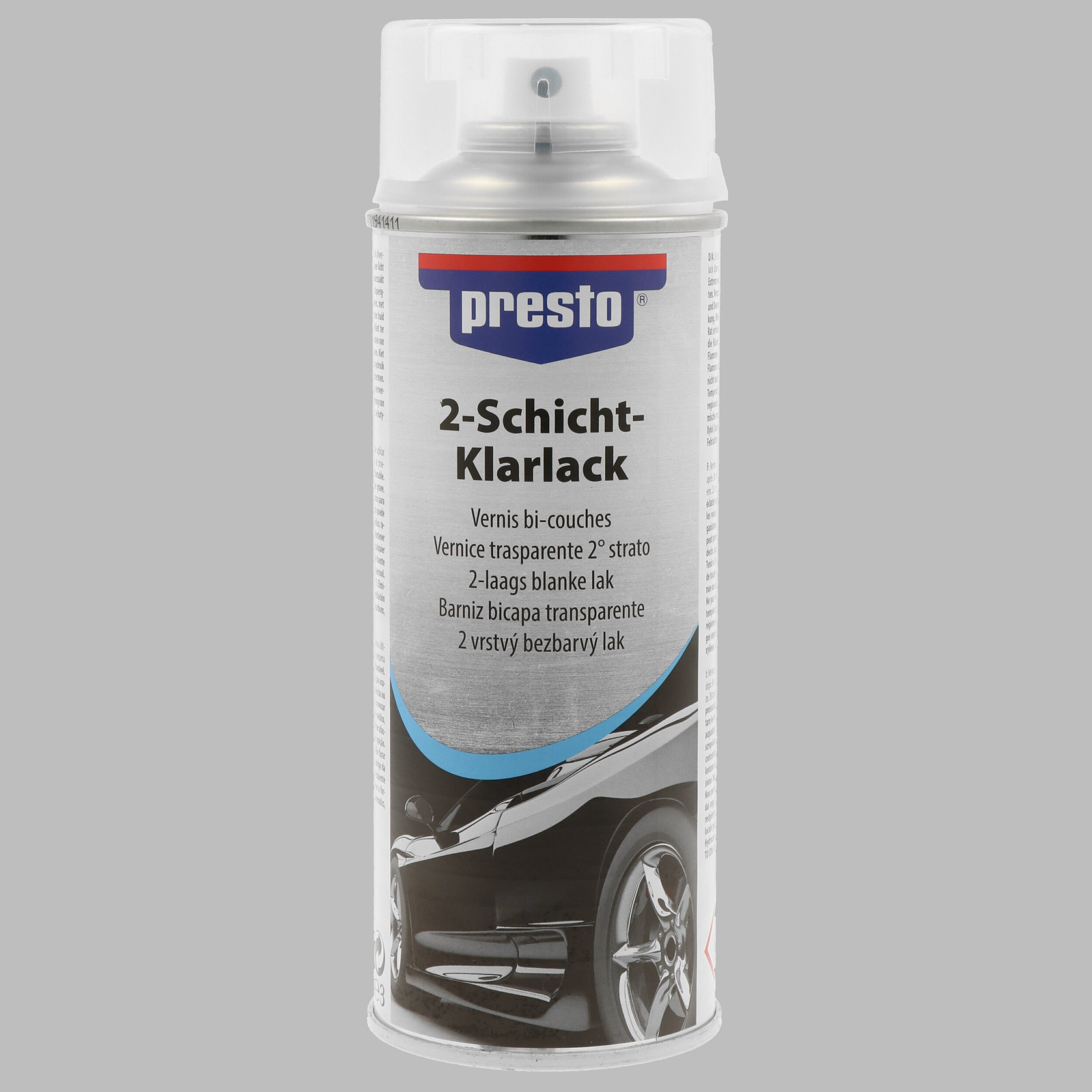 PRESTO 307229 2-Schicht-Klarlack transparent hochglänzend 400 ml Klarlack