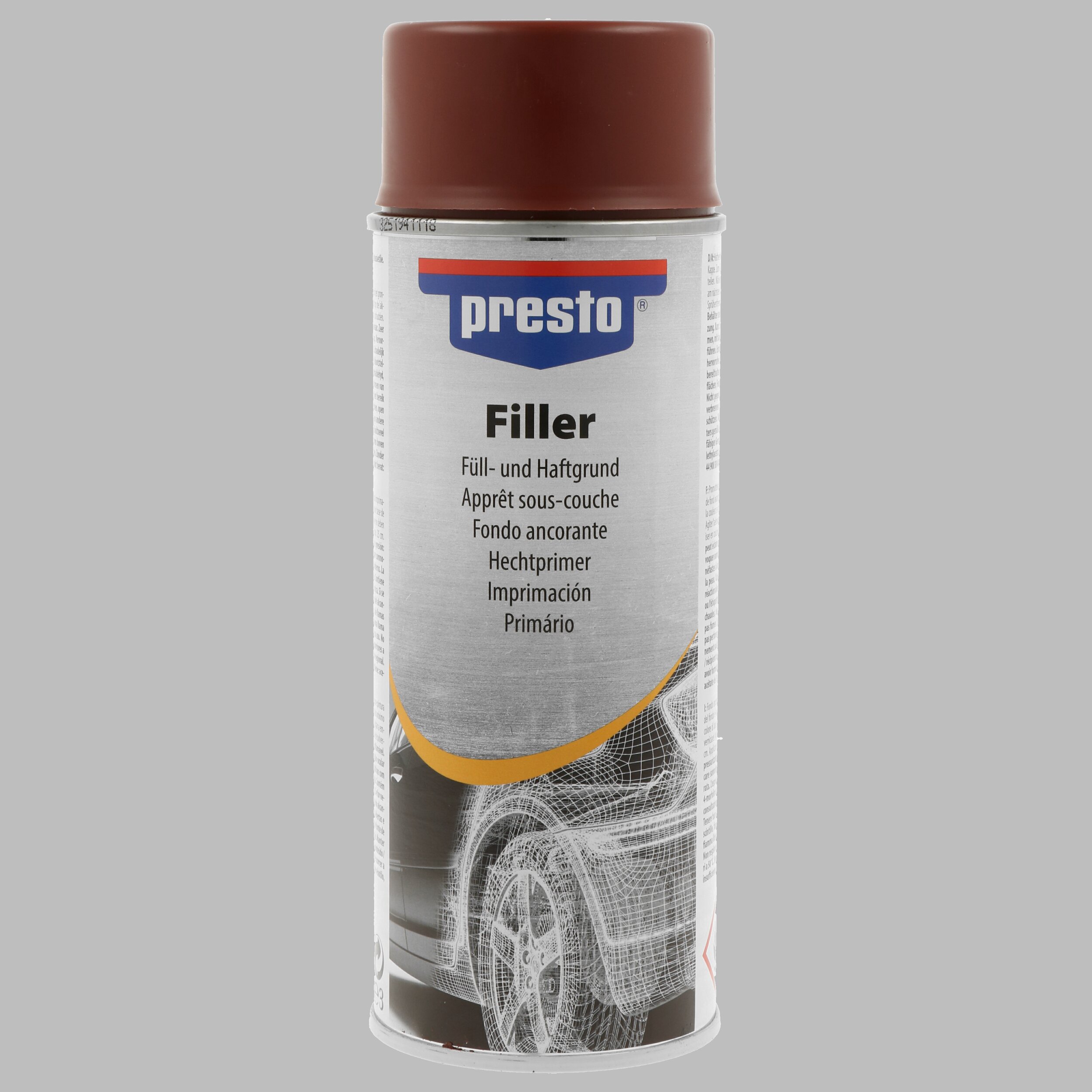 PRESTO 308059 Haftgrund / Filler rotbraun 400 ml Füller