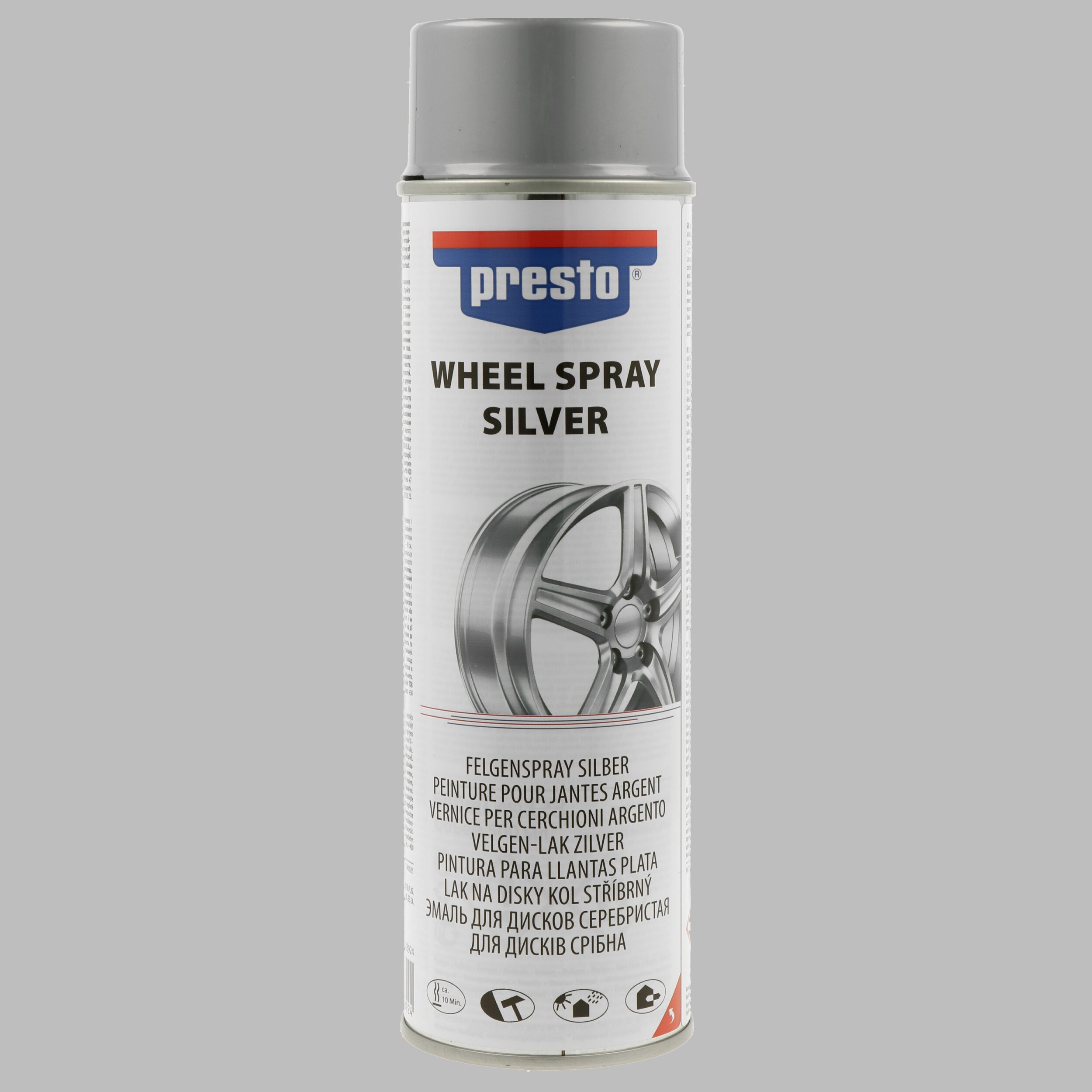 PRESTO 428924 Universal Felgenspray silber 500 ml Lack