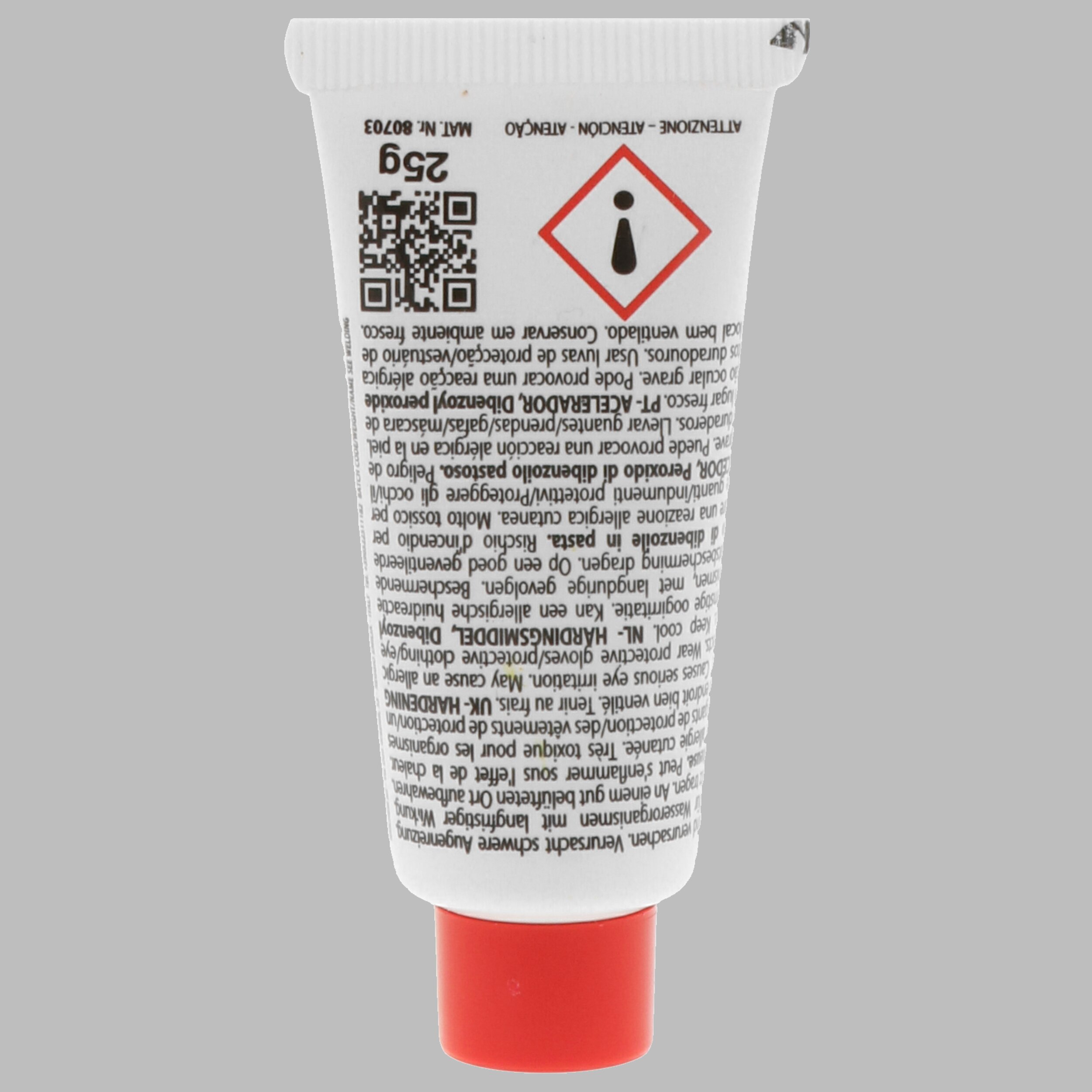 PRESTO 600177 Härter rot 25 g Härter, Spachtelmasse