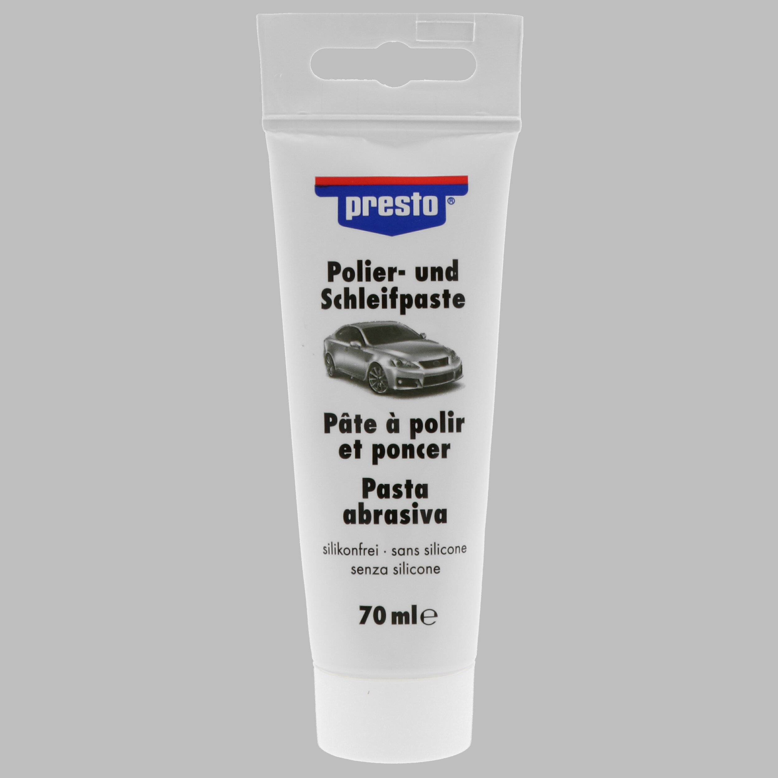 PRESTO 603192 Polier- und Schleifpaste 70 ml Lackpolitur