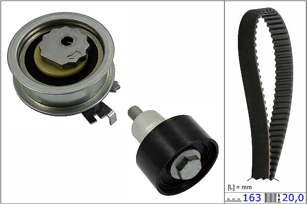 HEPU 20-1773 Fogasszíjkészlet AUDI CUPRA SEAT SKODA VW