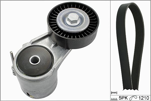 HEPU 20-1805 Σετ ιμάντων poly-V for CHEVROLET OPEL VAUXHALL