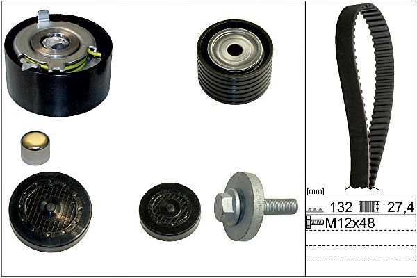 HEPU 20-1916 Σετ οδοντωτού ιμάντα for RENAULT