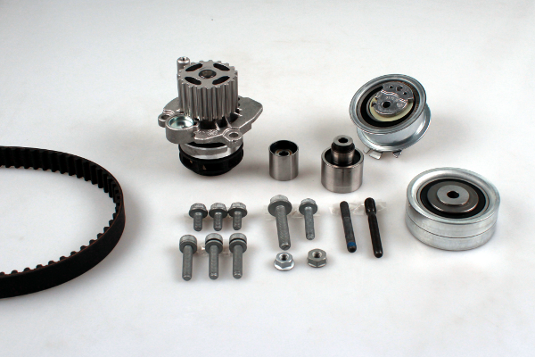 HEPU PK05515 Vízpumpa + fogasszíj készlet AUDI SEAT SKODA