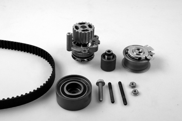 HEPU PK05696 Vízpumpa + fogasszíj készlet SKODA VW