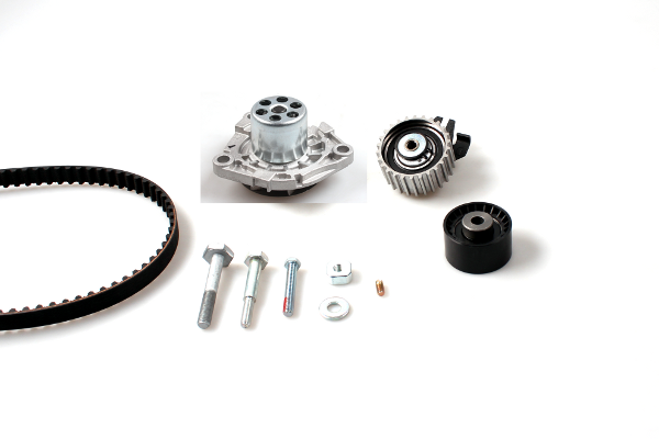 HEPU PK10893 Vízpumpa + fogasszíj készlet ALFA ROMEO CHRYSLER FIAT JEEP LANCIA OPEL SUZUKI VAUXHALL