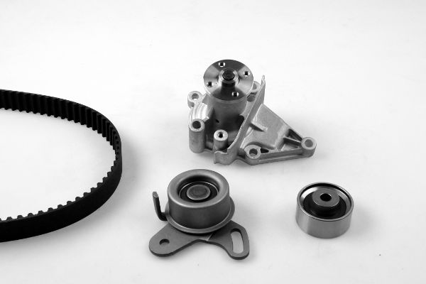 HEPU PK77660 Vízpumpa + fogasszíj készlet HYUNDAI KIA