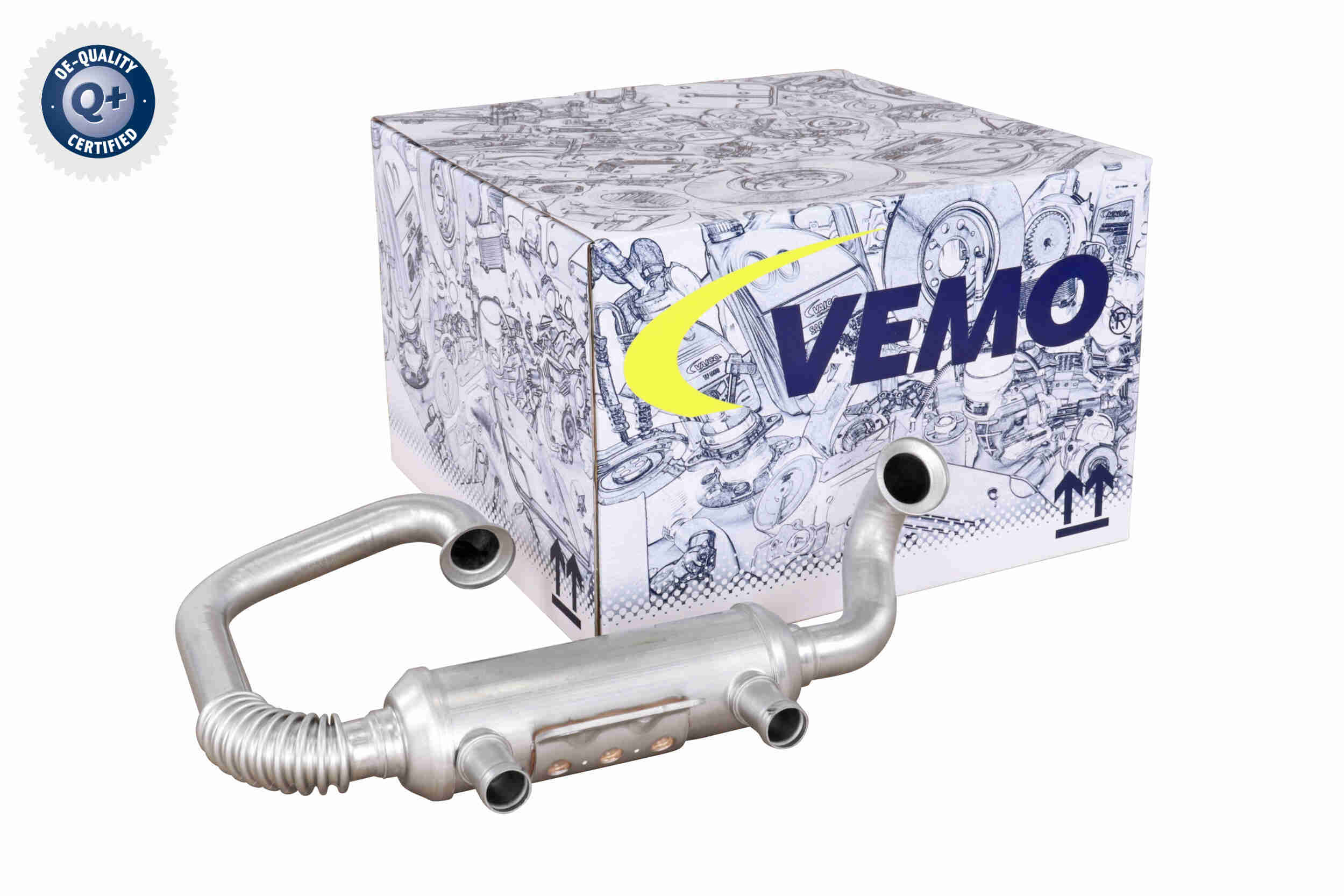 VEMO V10-63-0209 Q+, original equipment manufacturer quality Μονάδα ψύξης for AUDI SKODA VW