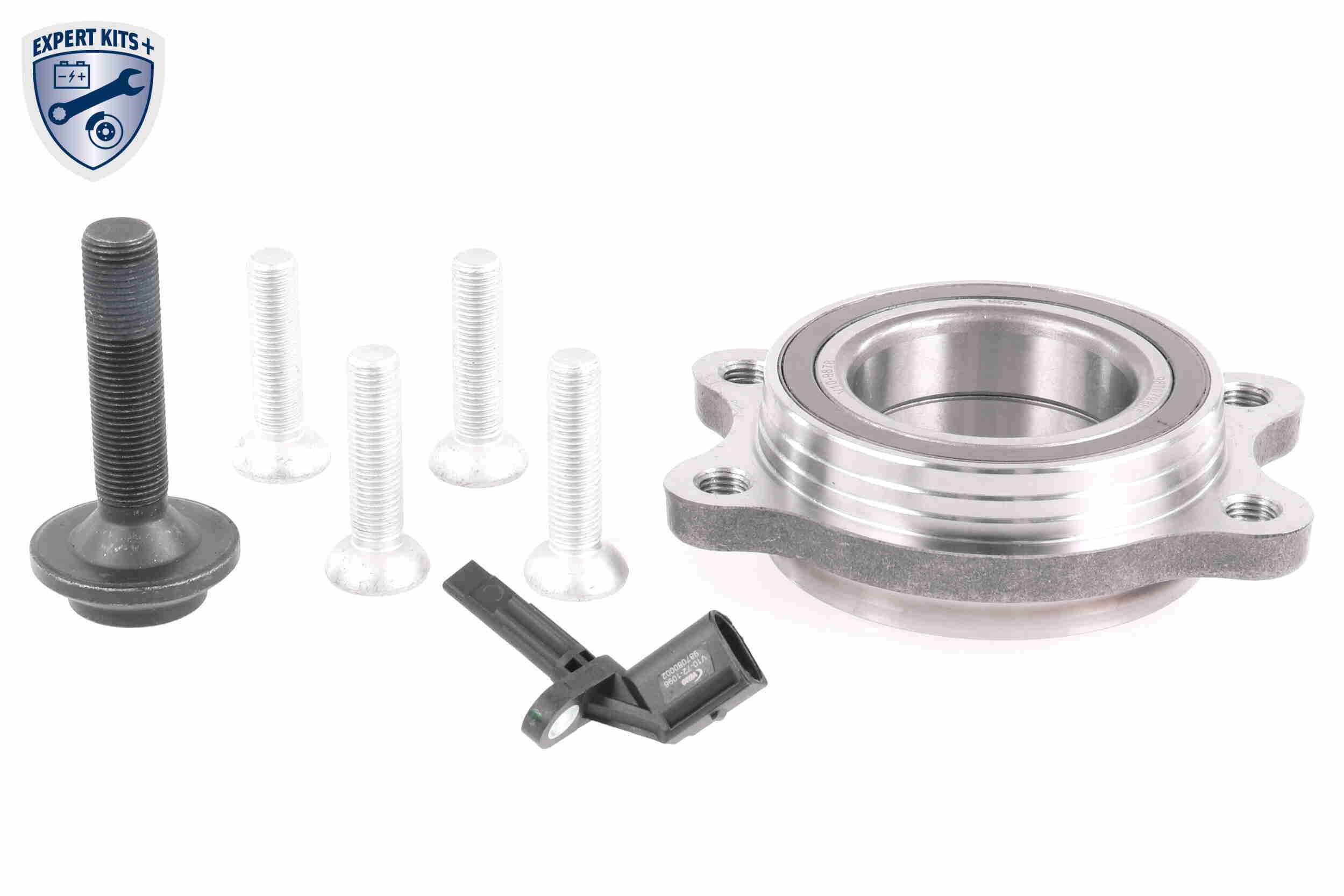 VEMO V10-72-8810 EXPERT KITS + Σετ ρουλεμάν τροχών Μπροστινός άξονας αριστερά for AUDI