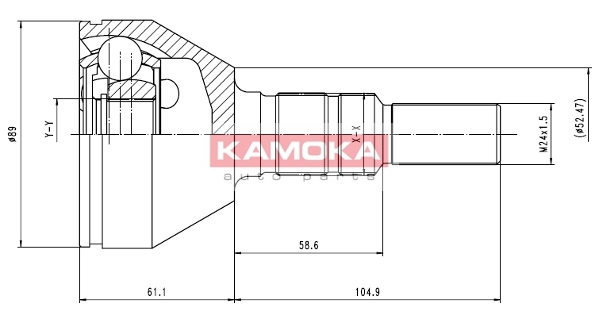 KAMOKA 6035 Sada kloubů,...