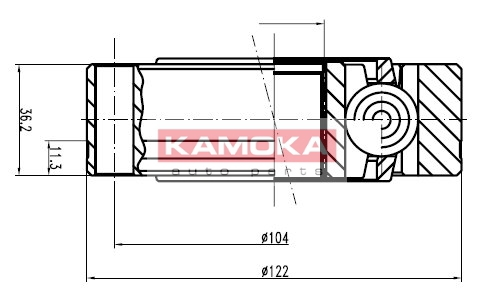 KAMOKA 8047 Gelenksatz,...