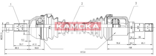 KAMOKA FD1138927 Antriebswelle