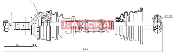 KAMOKA RN1138909A Hnací hřídel