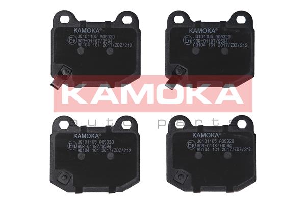 KAMOKA JQ101105 Bremsbelagsatz, Scheibenbremse