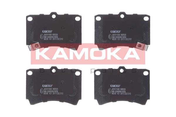 KAMOKA JQ1011430 Bremsbelagsatz, Scheibenbremse