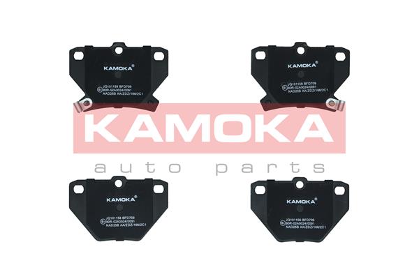 KAMOKA JQ101158 Bremsbelagsatz, Scheibenbremse
