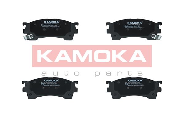 KAMOKA JQ1011900 Bremsbelagsatz, Scheibenbremse