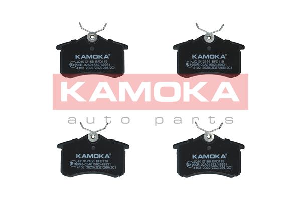 KAMOKA JQ1012166 Bremsbelagsatz, Scheibenbremse